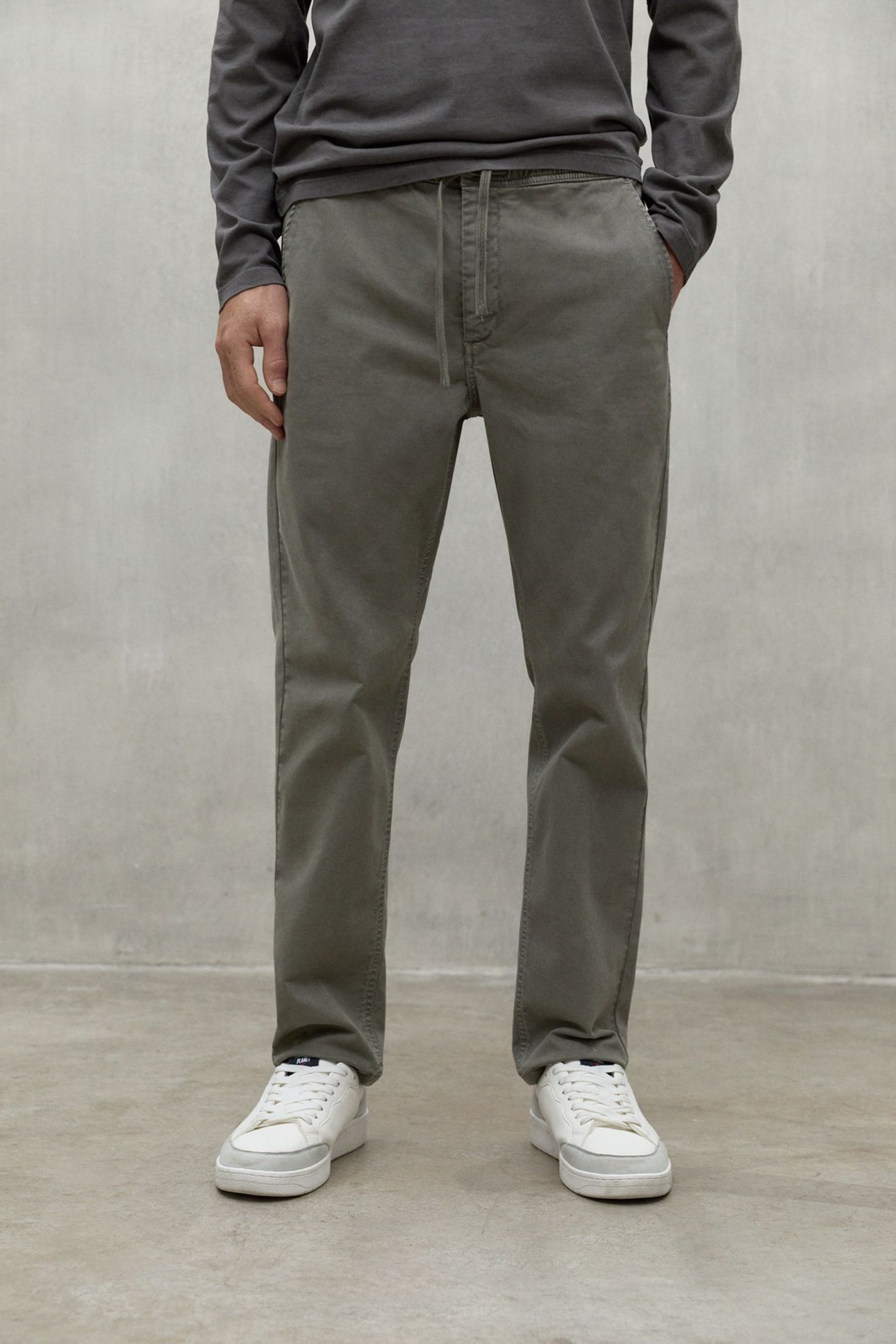 ETHICAALF WINTER PANTS OLIVE 1