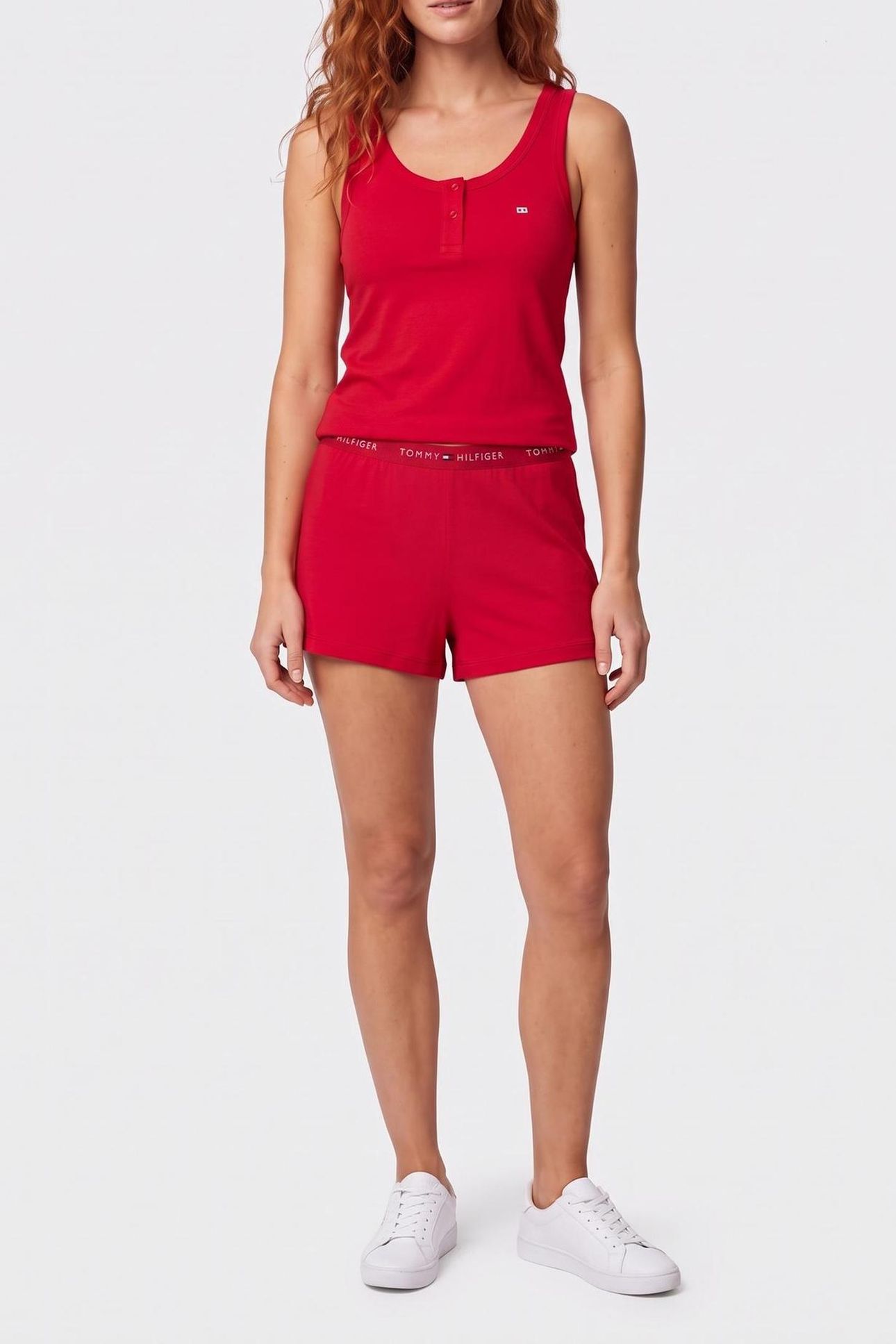 MODAL TANK SHORT SET VIVACIOUS PINK 1