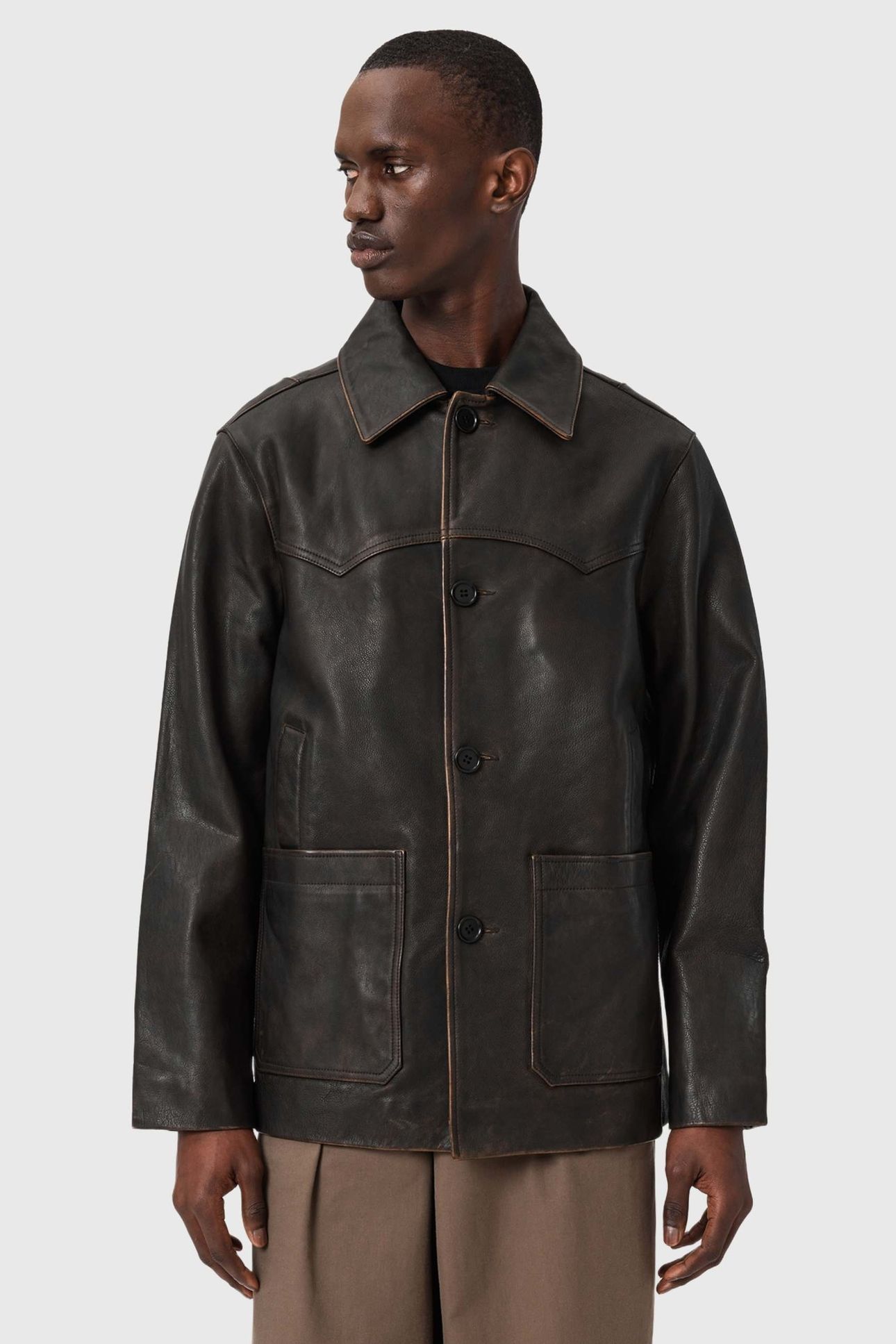 HARTWELL COAT COGNAC BROWN 1