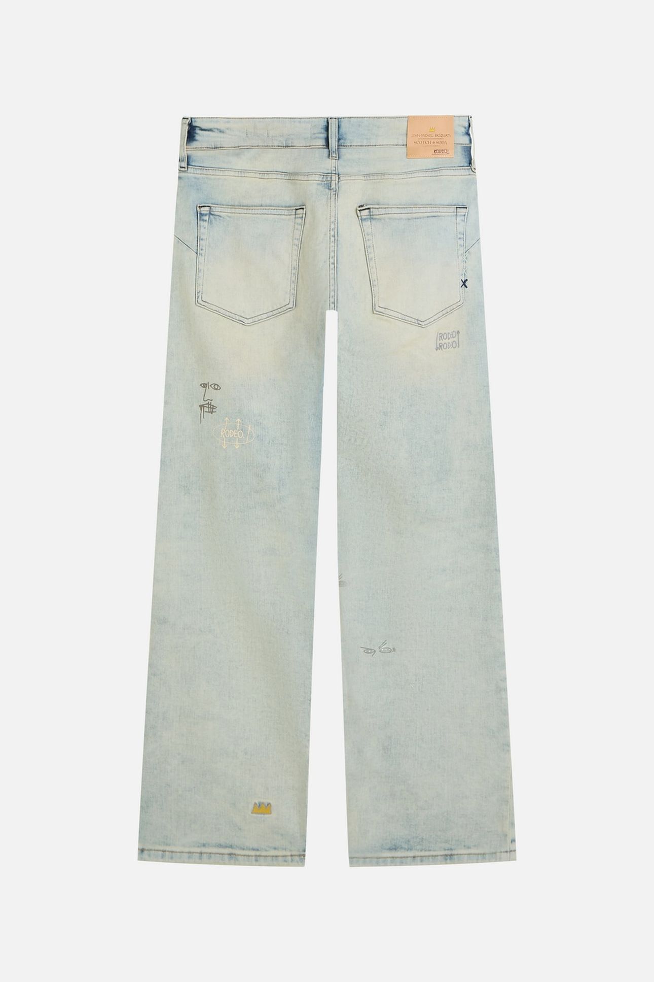 BASQUIAT THE ZEE STRAIGHTFIT JEANS NAVY 2