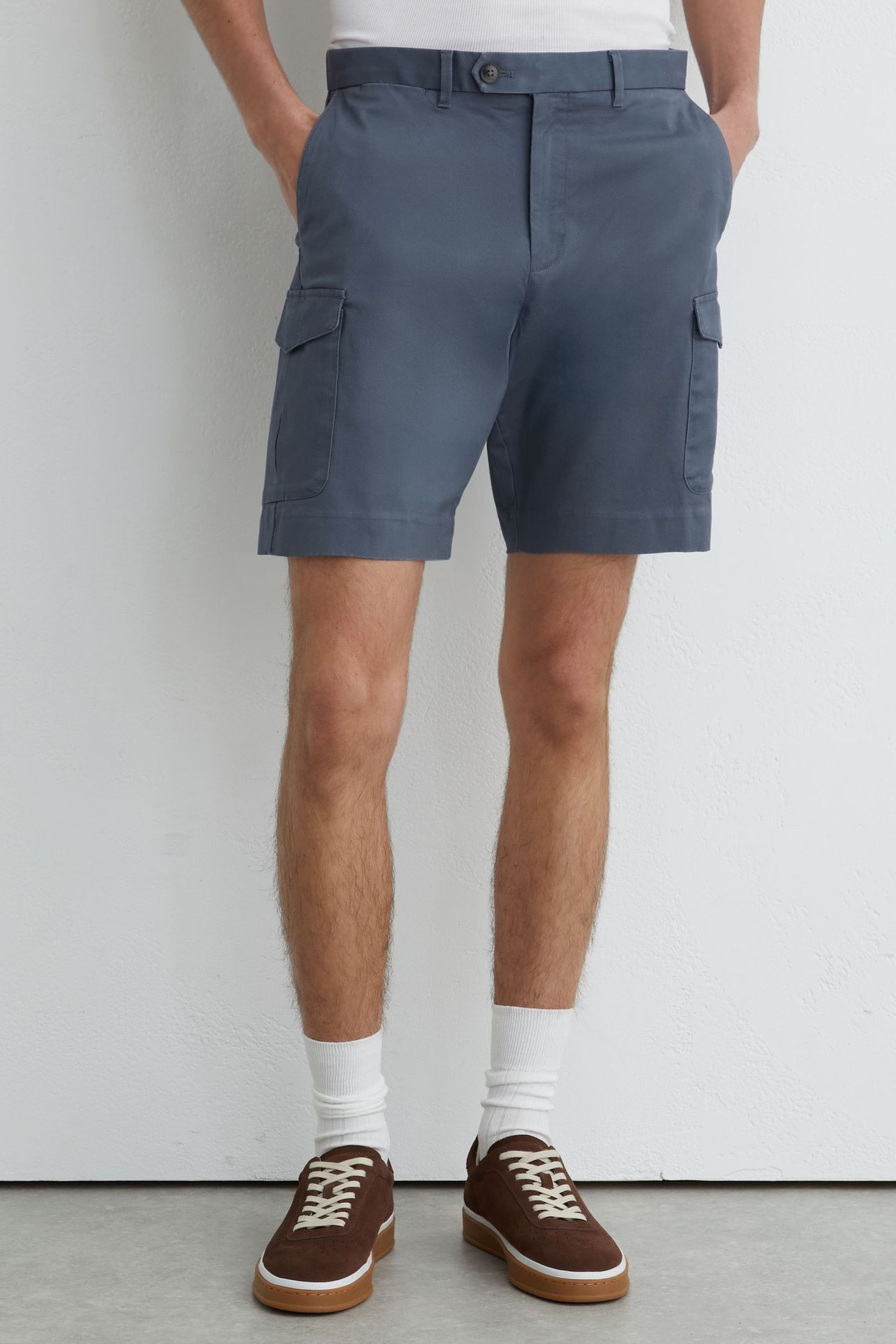 CARGO CHINO SHORT AIRFORCE BLUE 1