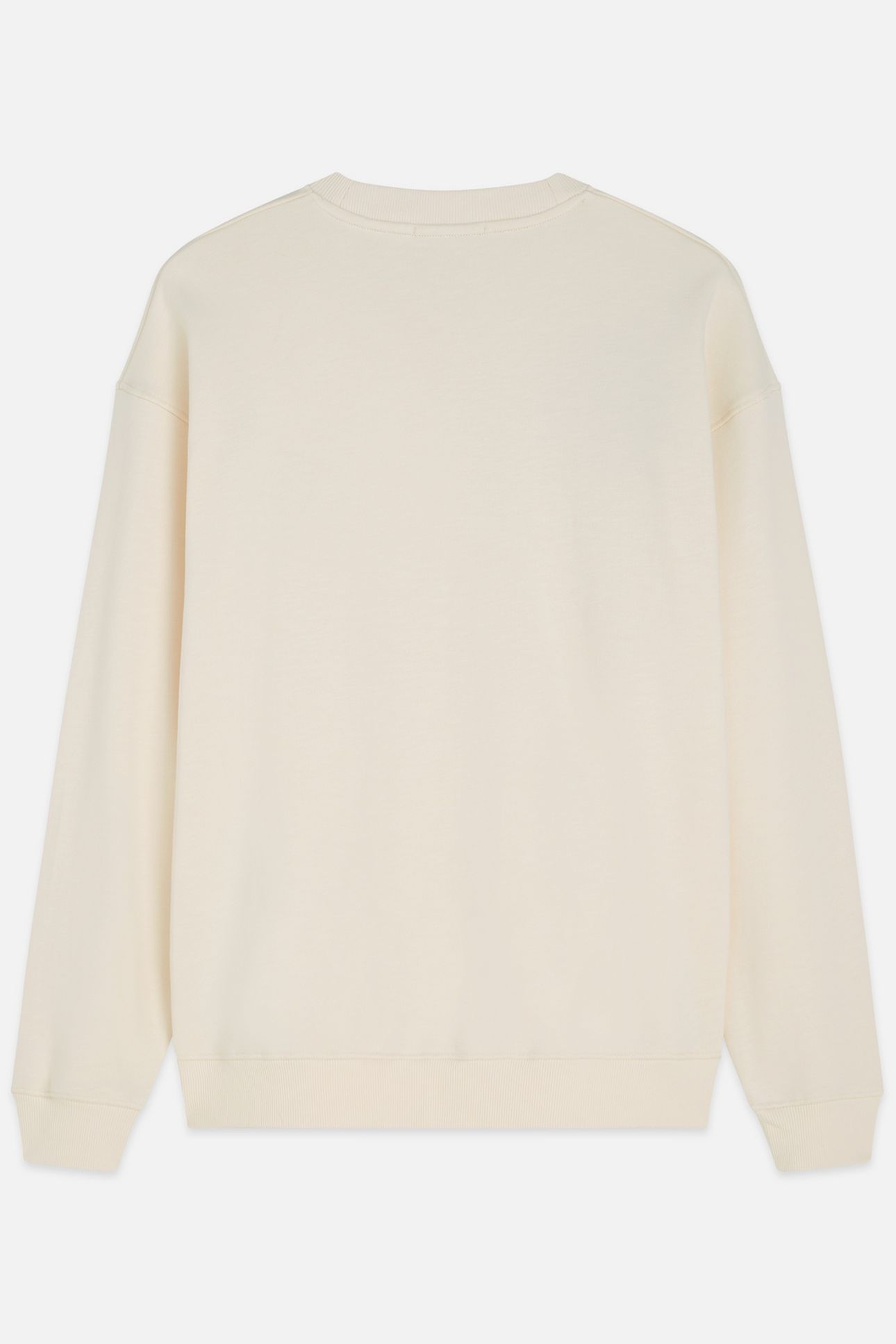 EMBROIDERED RELAXEDFIT SWEATSHIRT LIGHT BEIGE 2