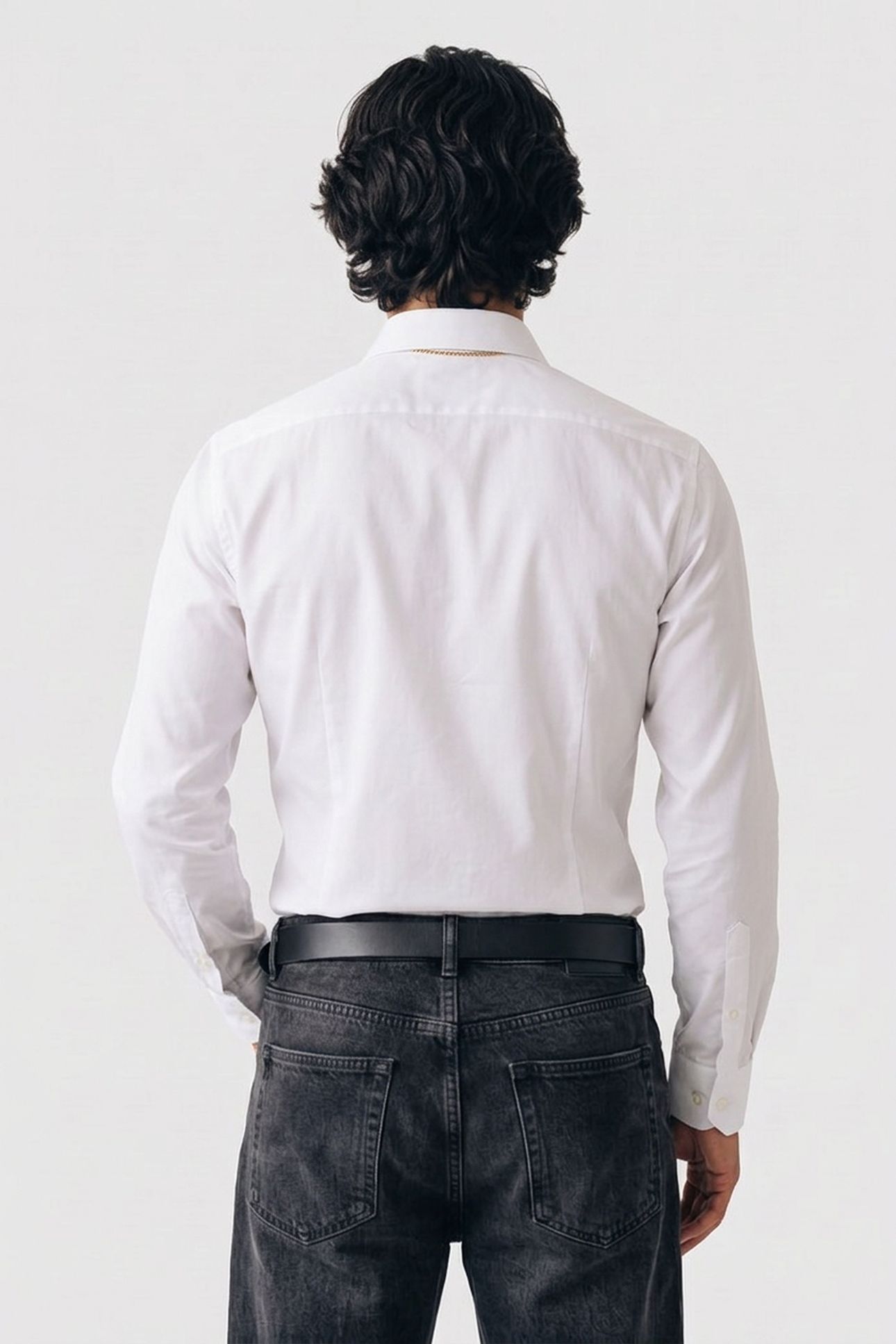 SLIM MID TWILL SHIRT WHITE 2