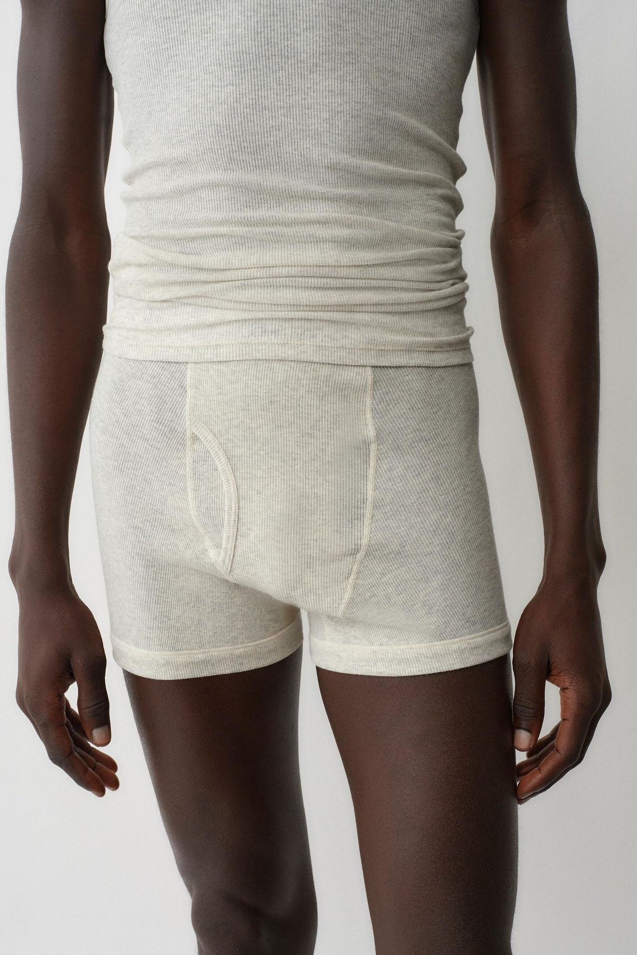 WALTER TANK TOP OYSTER MELANGE 6