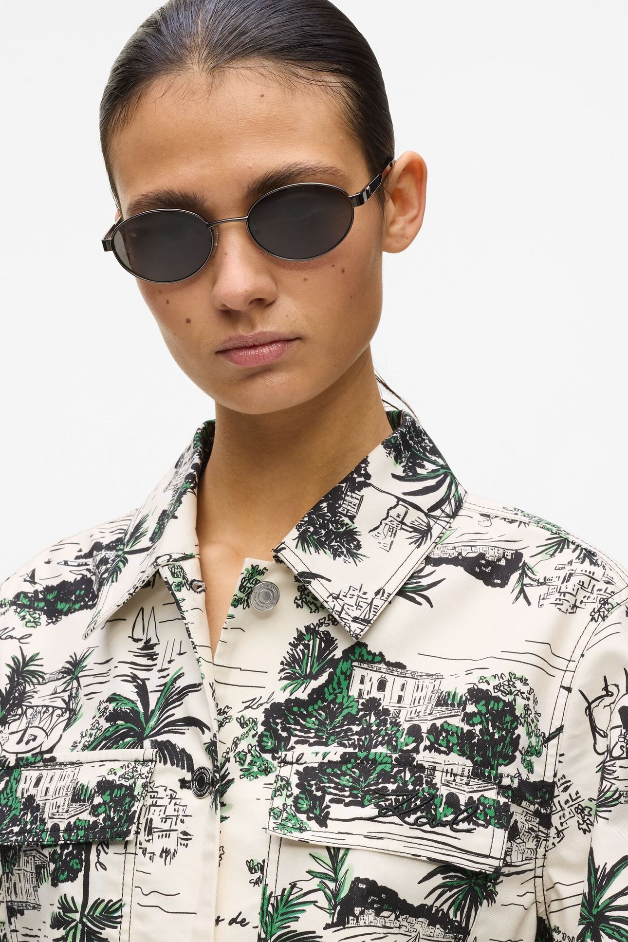 PRINTED BLOUSON BLACK 6