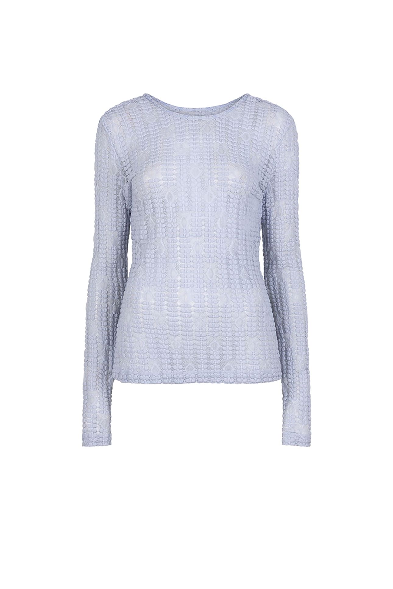 ELLIS LACE BACK DETAIL TOP CRYSTAL BLUE 3
