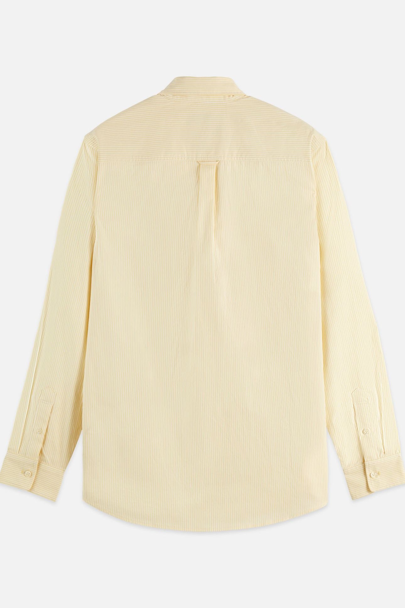 SEASONAL CORE STRIPED OXFORD REGULAR-FIT SHIRT BRIGHT YELLOW 2