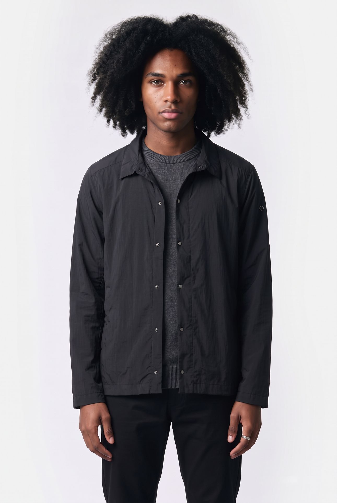 OSLO URBAN COMMUTE WINDBREAKER JACKET BLACK 1