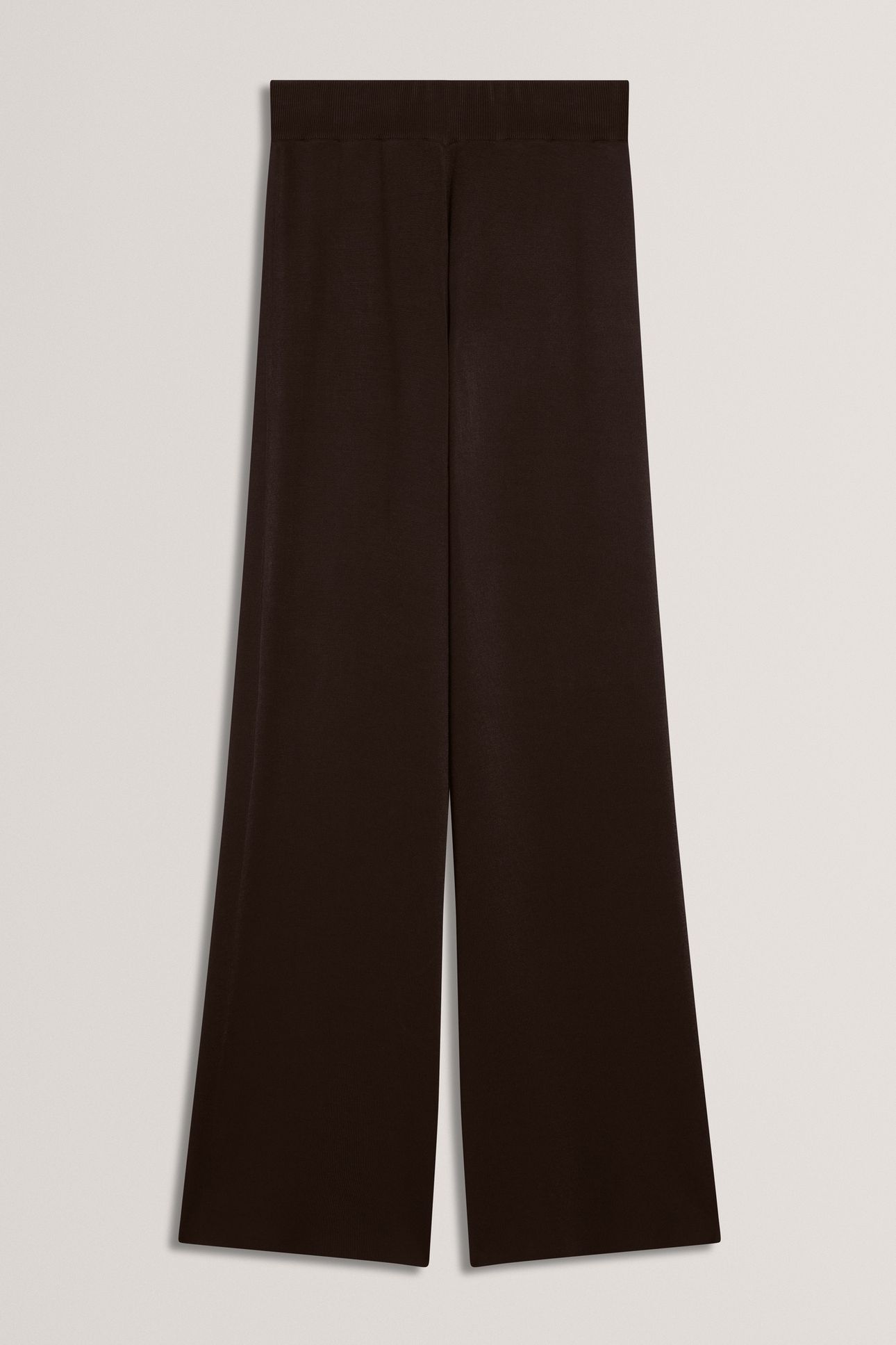 MATILLI WIDE LEG KNIT TROUSERS BROWN 3