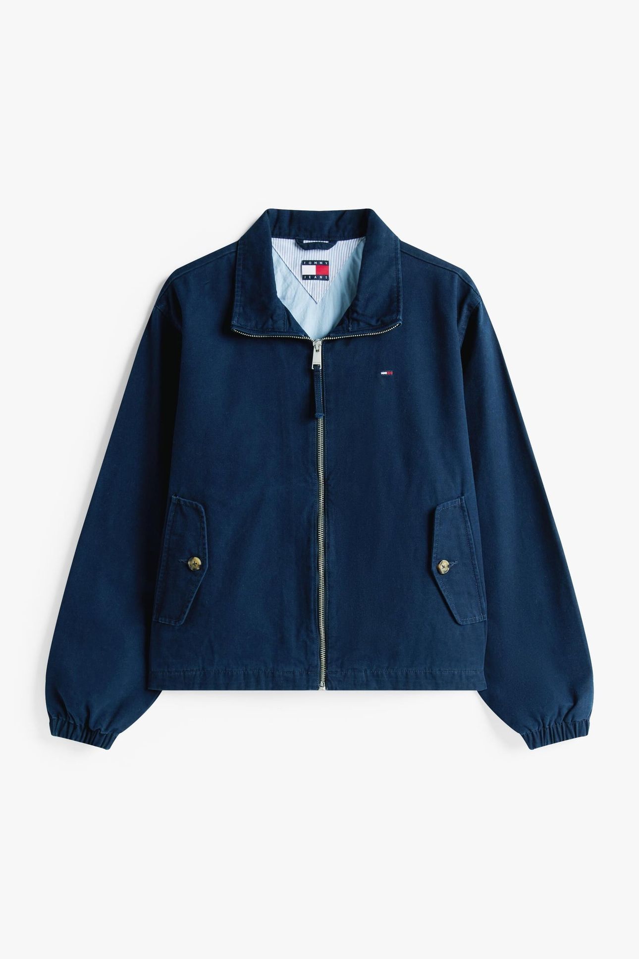 TJW REG ZIP COTTON JACKET DARK NIGHT NAVY 4