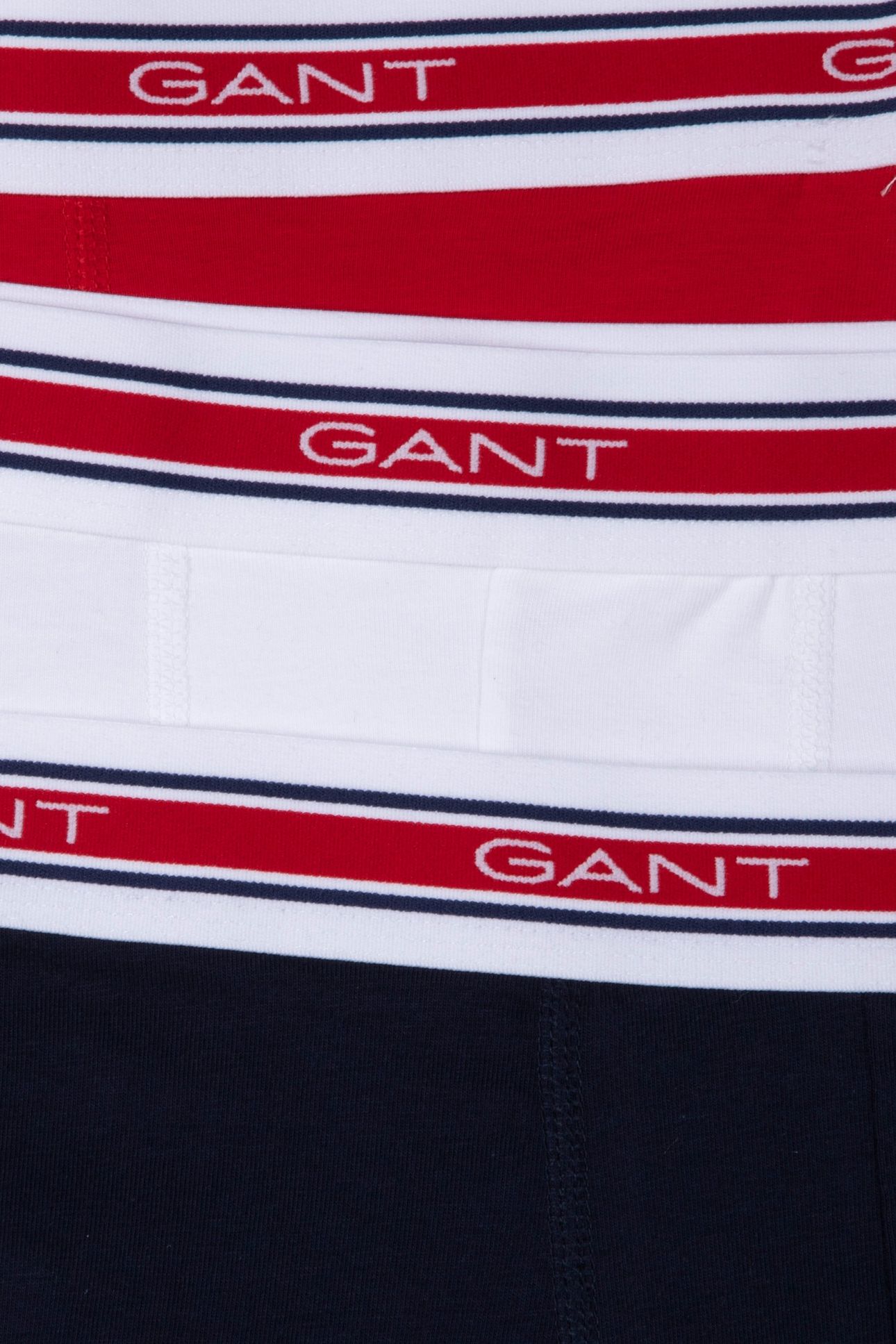 STRIPED WAISTBAND TRUNK 3-PACK WHITE 5