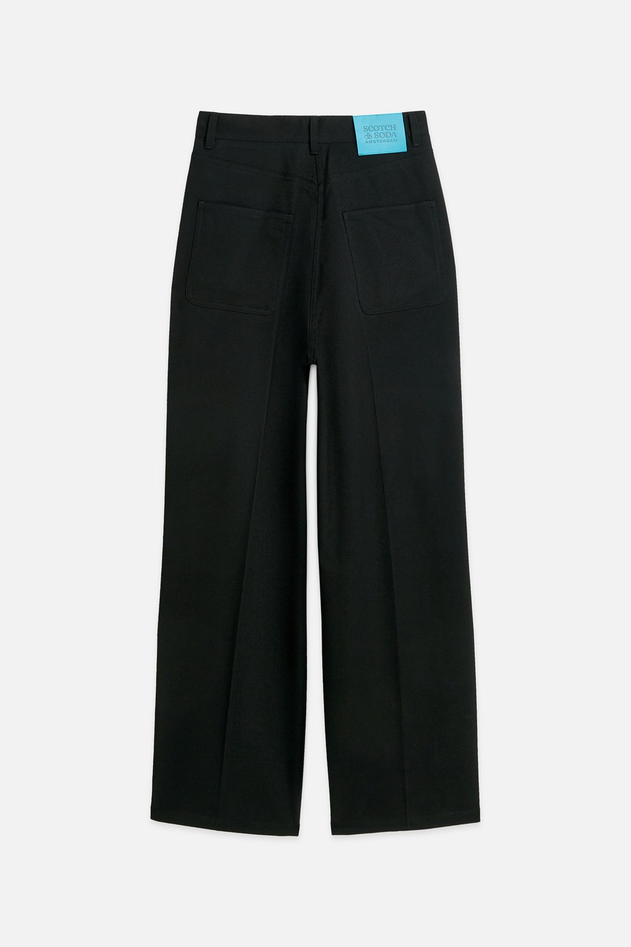 RAINE - STUDDED HIGH RISE WIDE LEG PANTS METEORITE 2