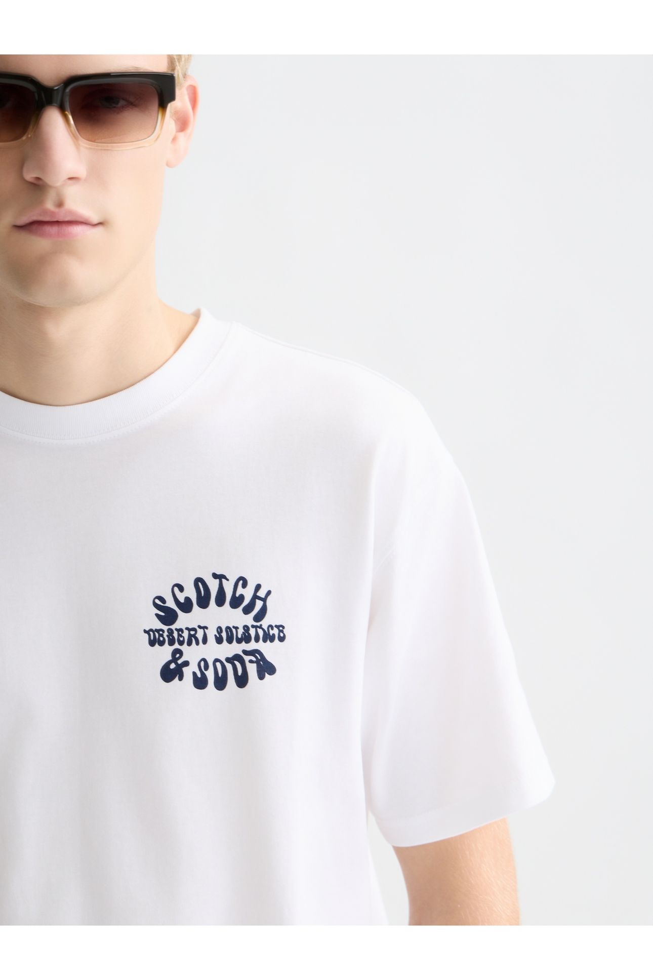 FRONT AND BACK ARTWORK RELAXEDFIT TSHIRT WHITE/PASTEL 7