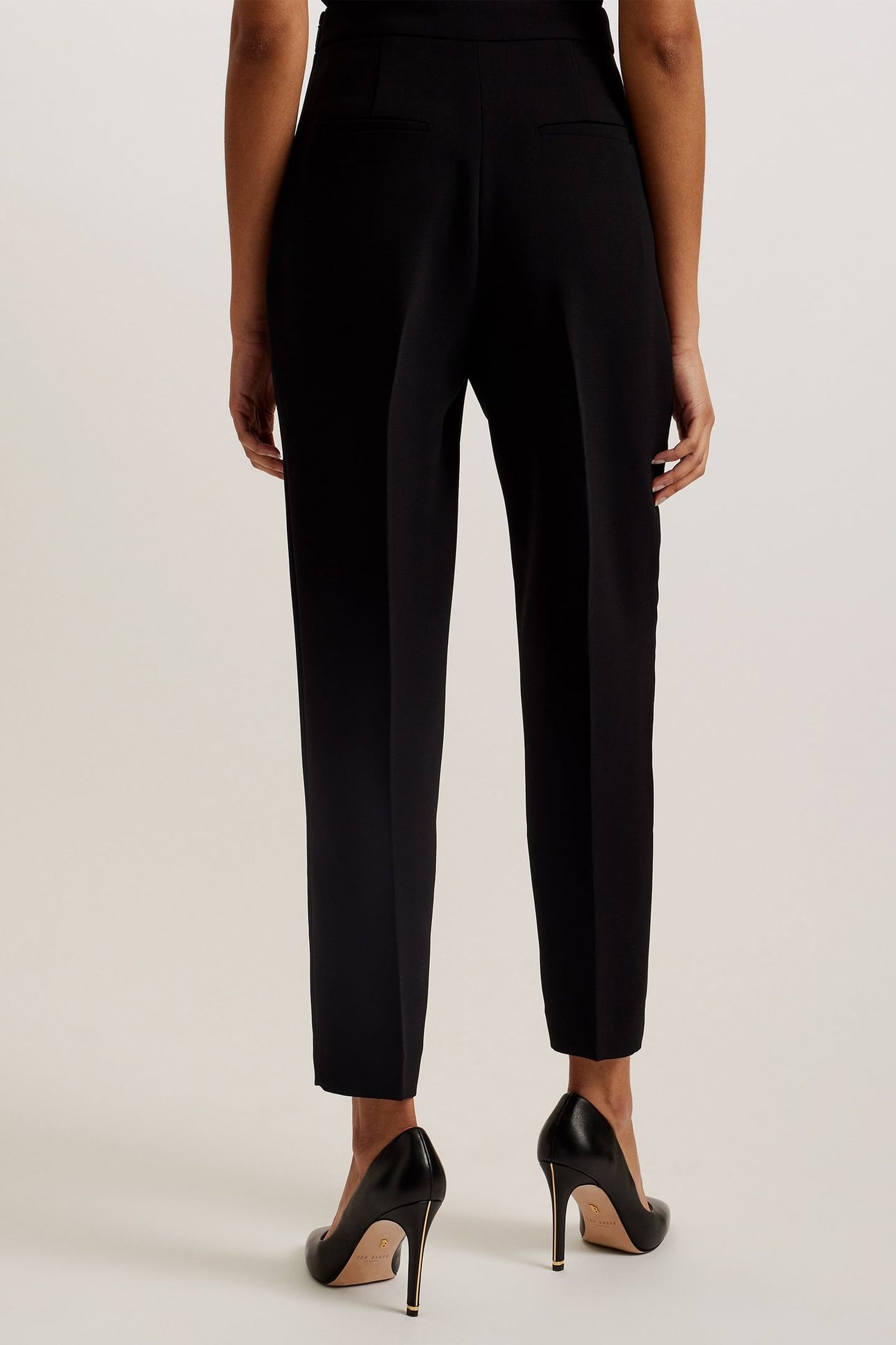 MANABTL TAPERED TAILORED TROUSERS BLACK 3