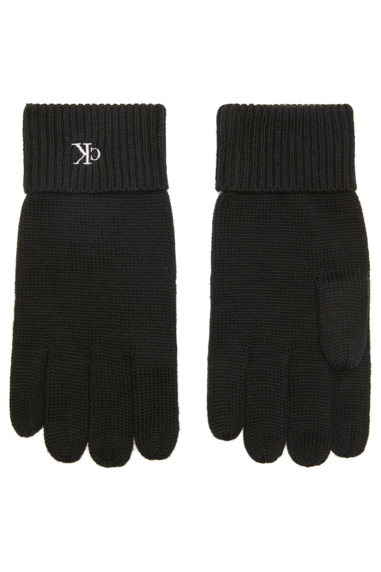 CK FINE RIB GLOVES BLACK 1