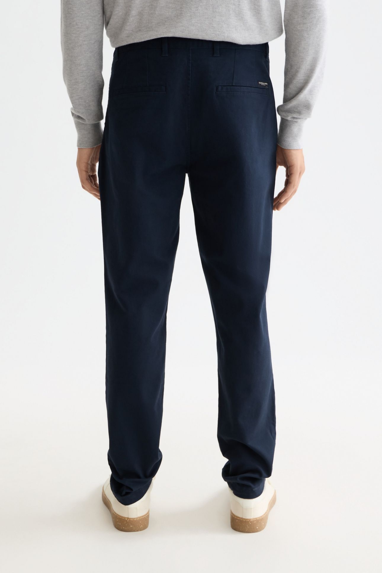 STUART COTTON-BLEND TWILL CHINO NAVY 2
