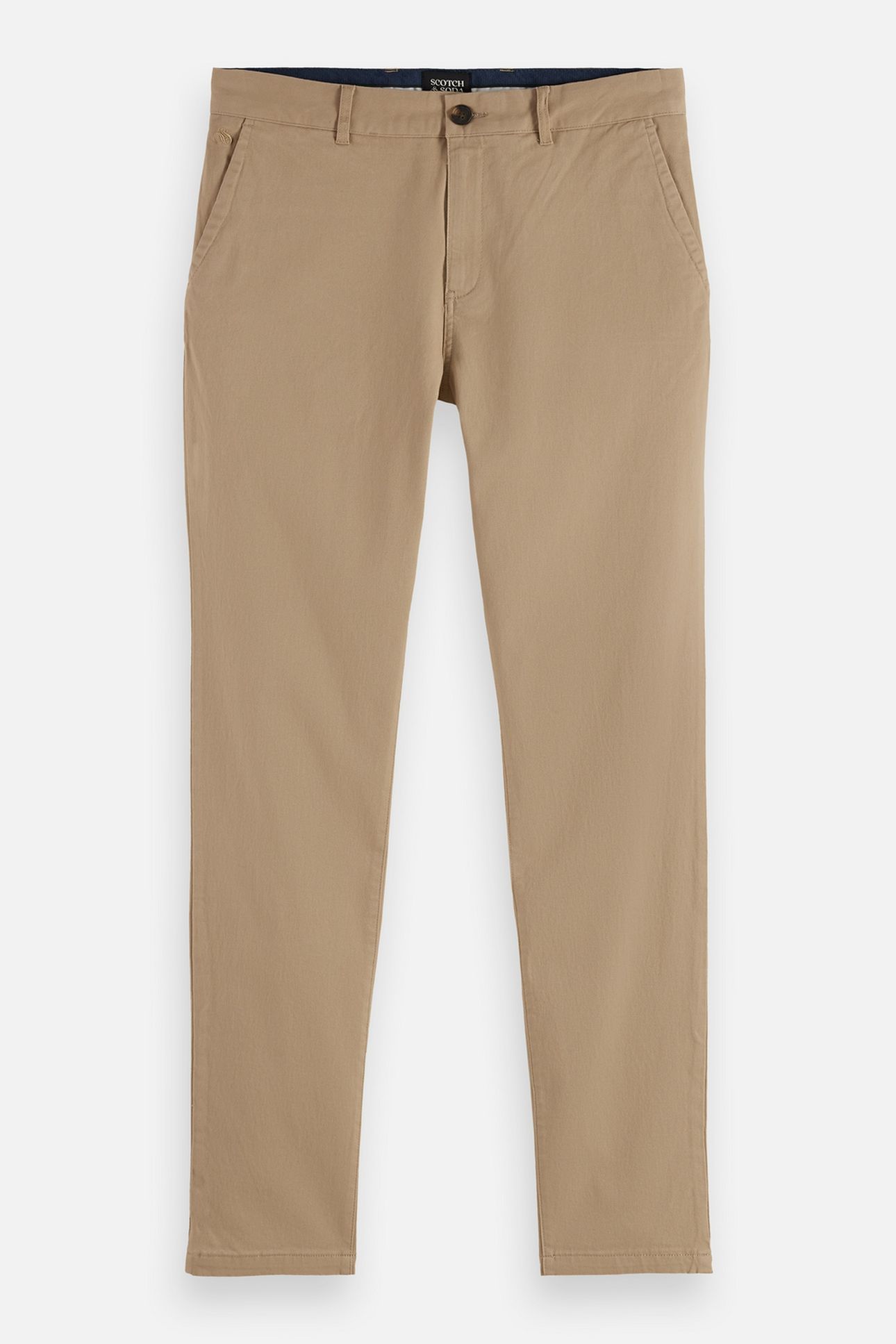 STUART COTTON-BLEND TWILL CHINO MEDIUM BEIGE 4