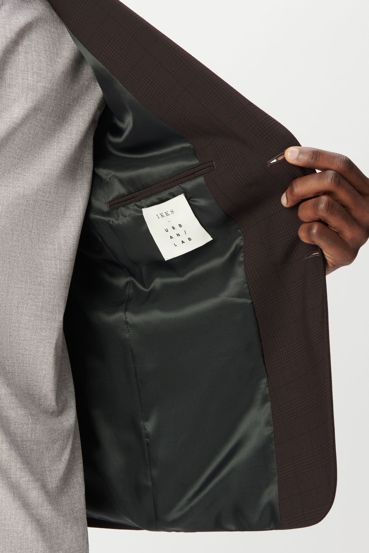 PLUM CHECK TRAVEL SUIT SUIT JACKET 5