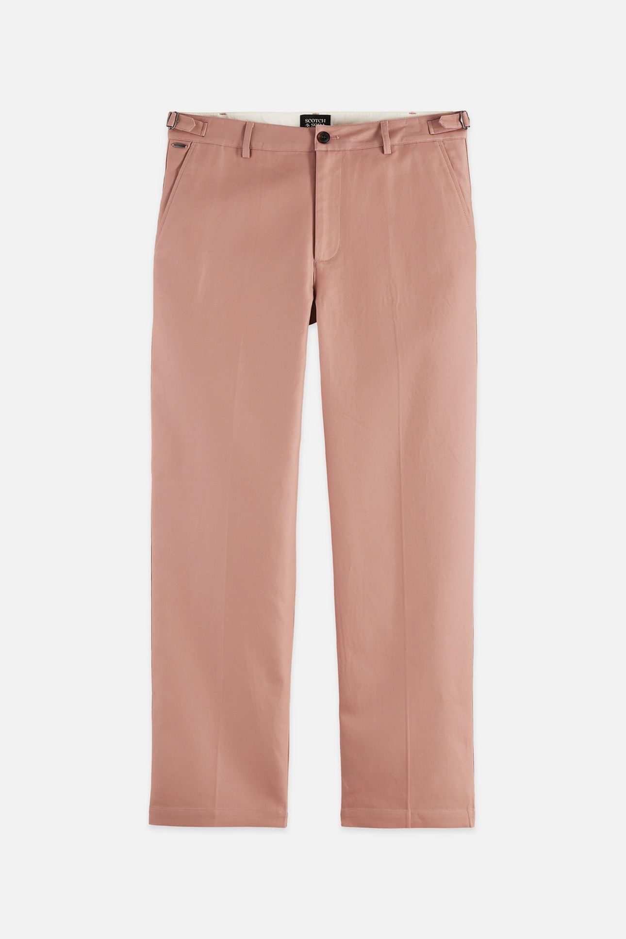 OTIS COTTON-TWILL RELAXED STRAIGHT-FIT CHINO DARK PINK 4