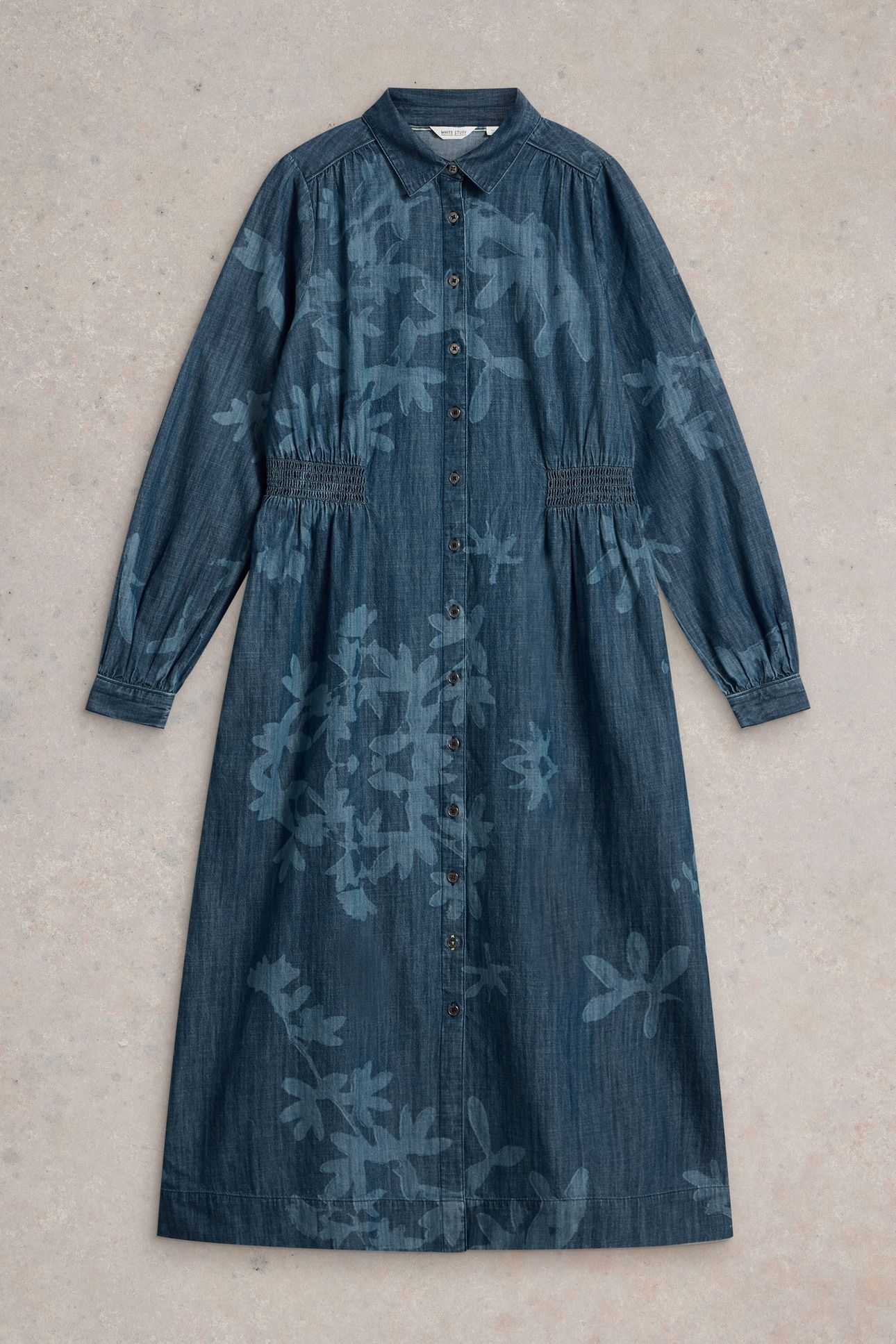 FARAH DENIM MIDI DRESS DENIM PR 3