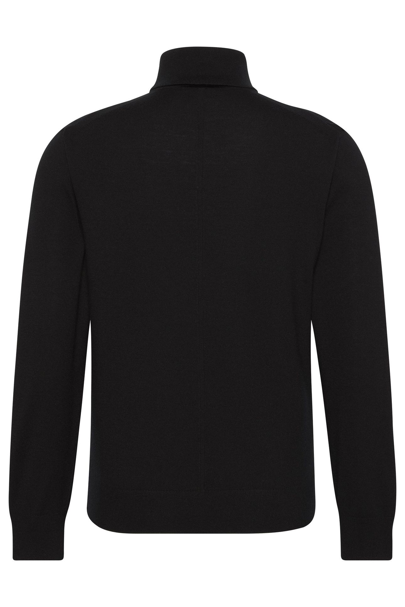 LS 100% MERINO T-NECK BLACK 2