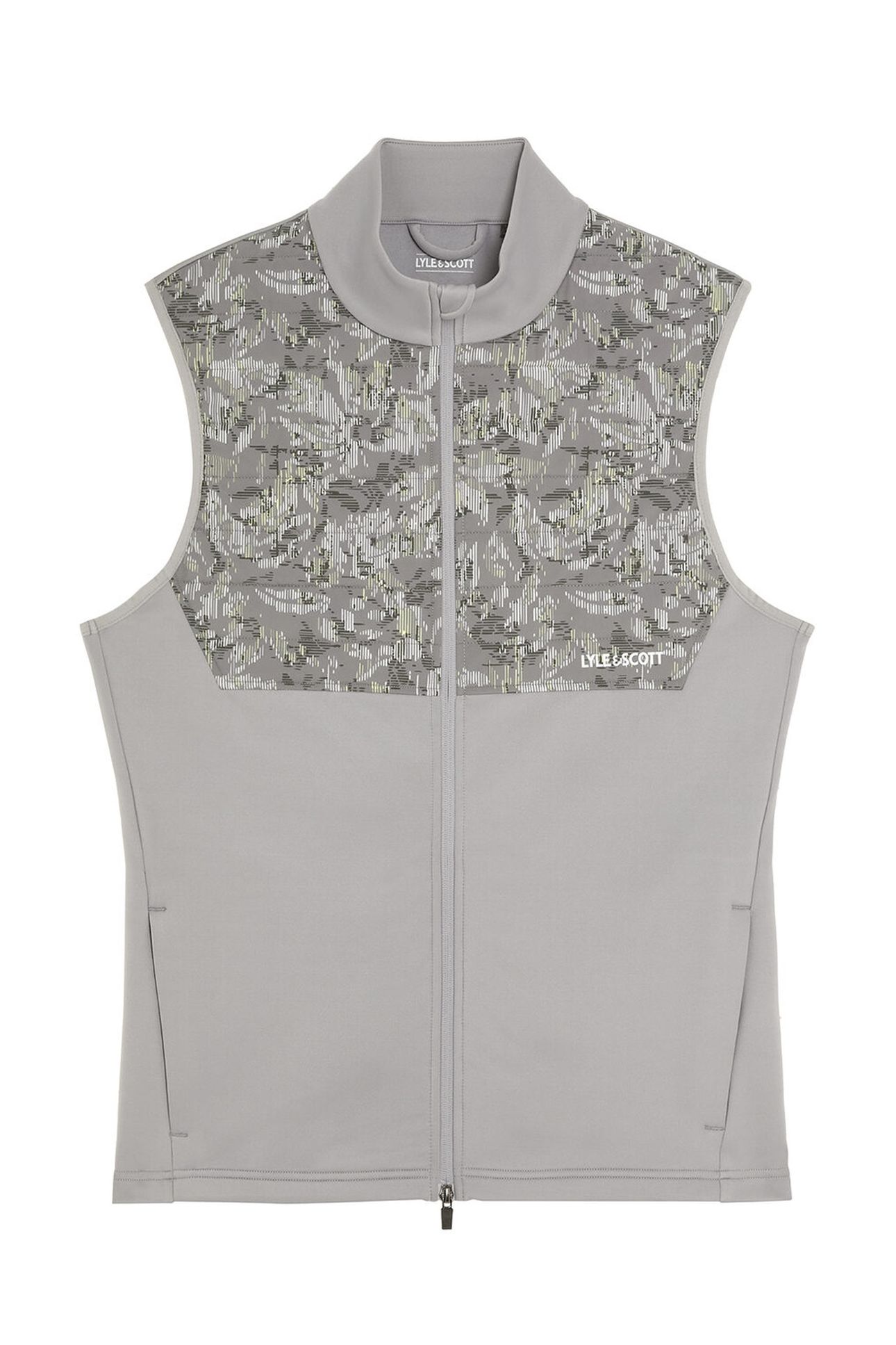 GOLF PRINTED WINDJAMMER FULL ZIP VEST TRUE IRON 4