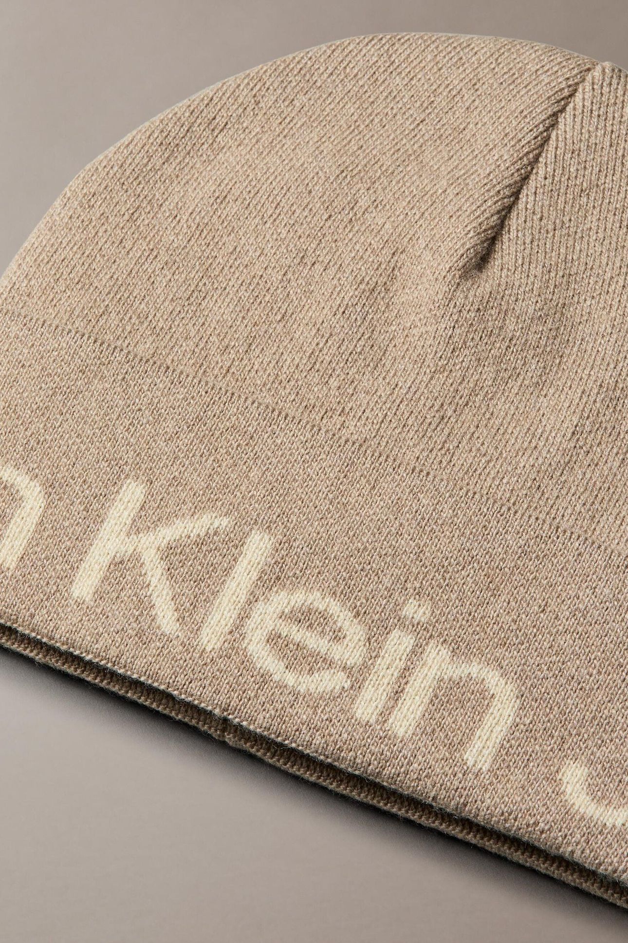 LOGO BEANIE PLAZA TAUPE 3