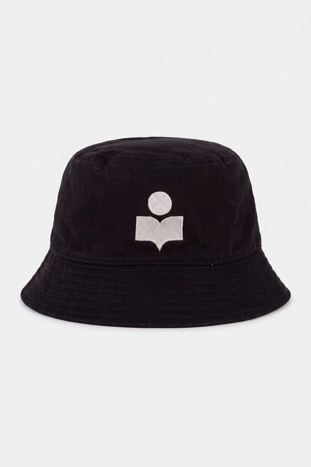 HALEY HAT BLACK ECRU 1