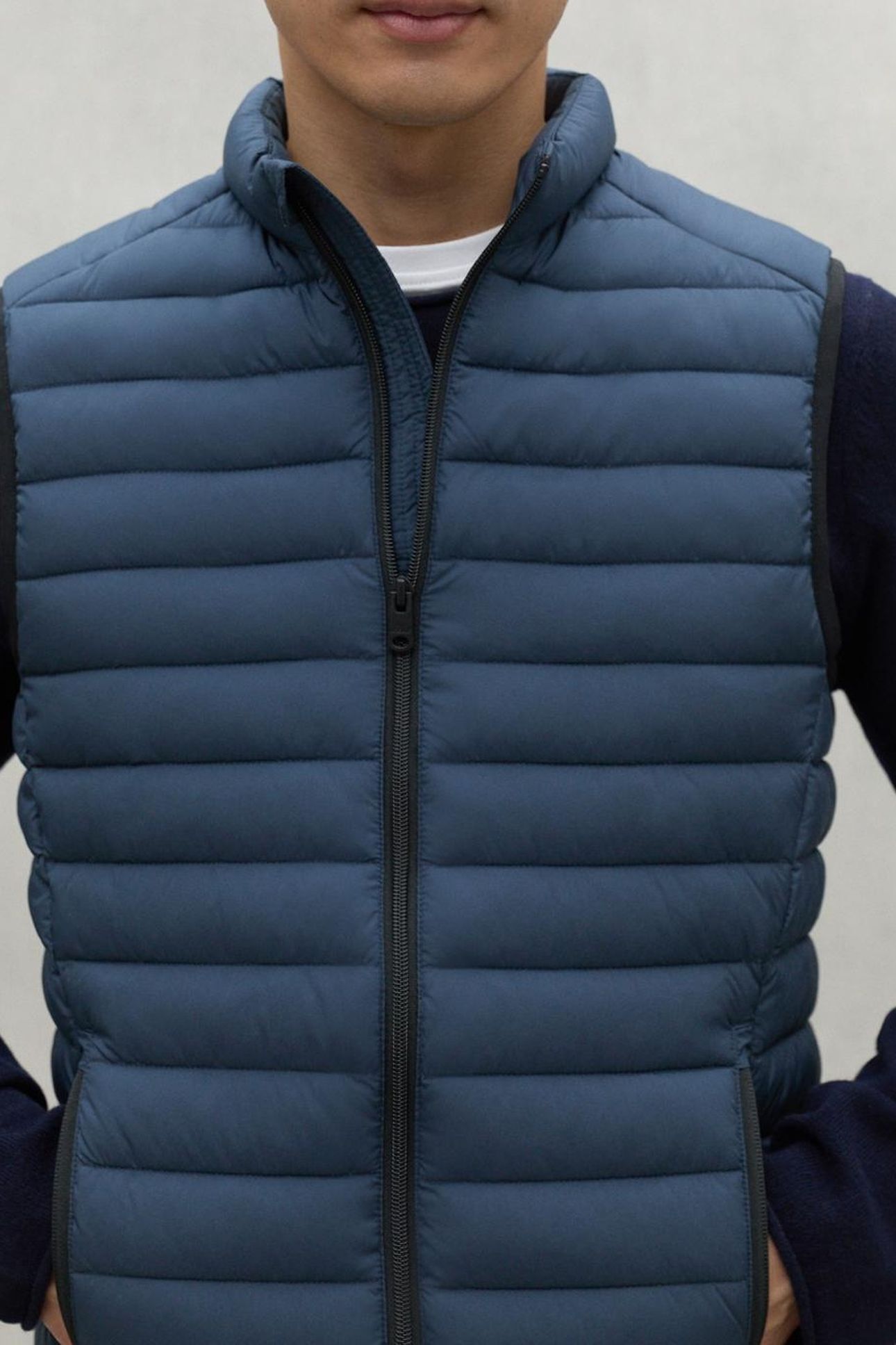 CARDIFFALF VEST STEEL BLUE 6