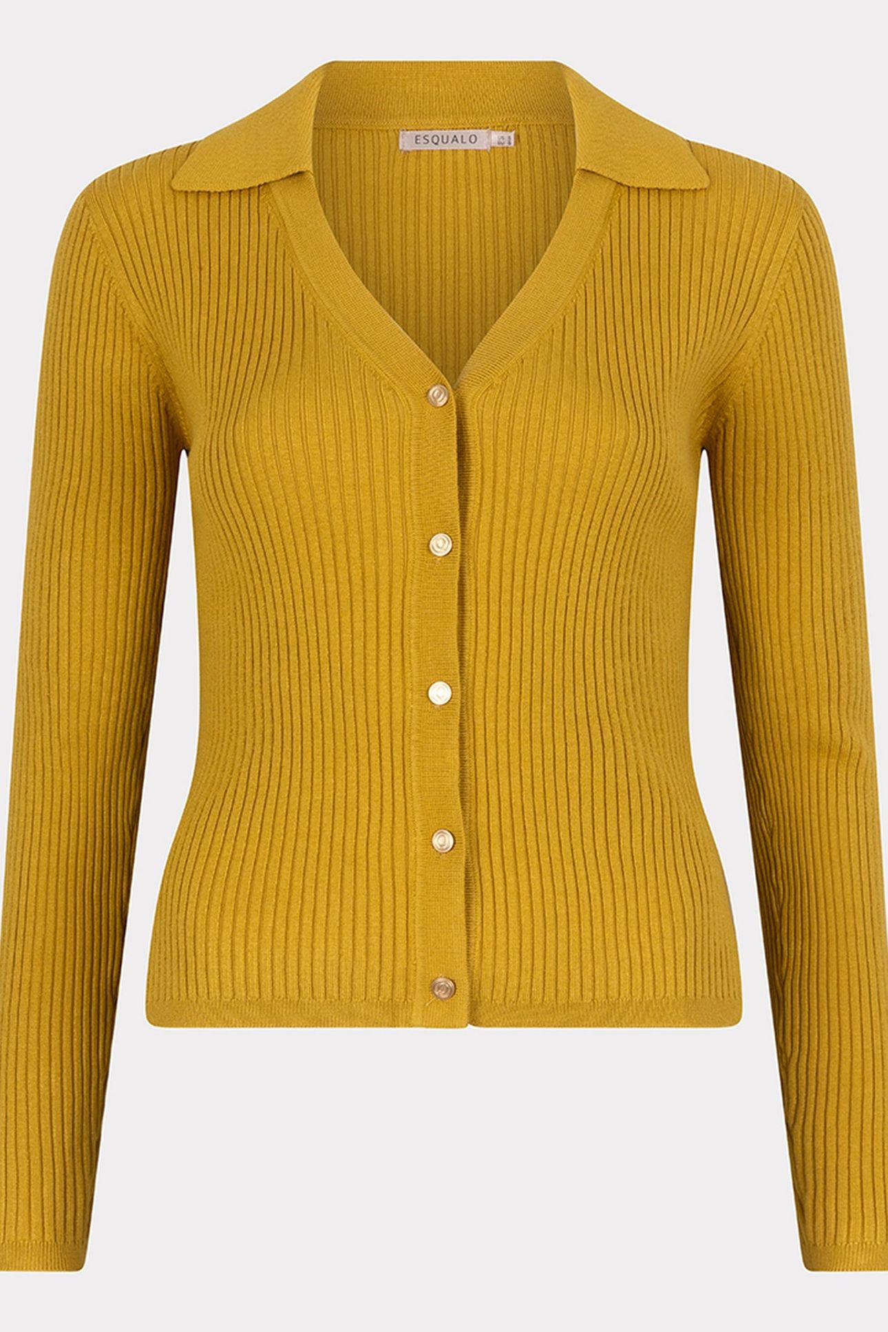 SWEATER BUTTON UP GOLDEN OLIVE 1