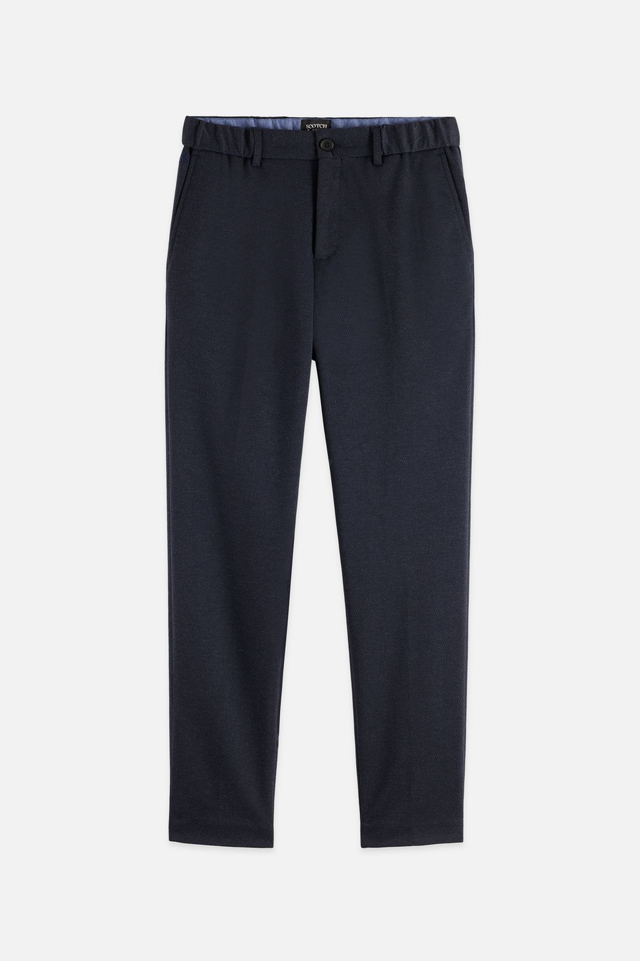 FINCH TAILORED JERSEY YARN-DYED TAPERED JOGGER NAVY 4