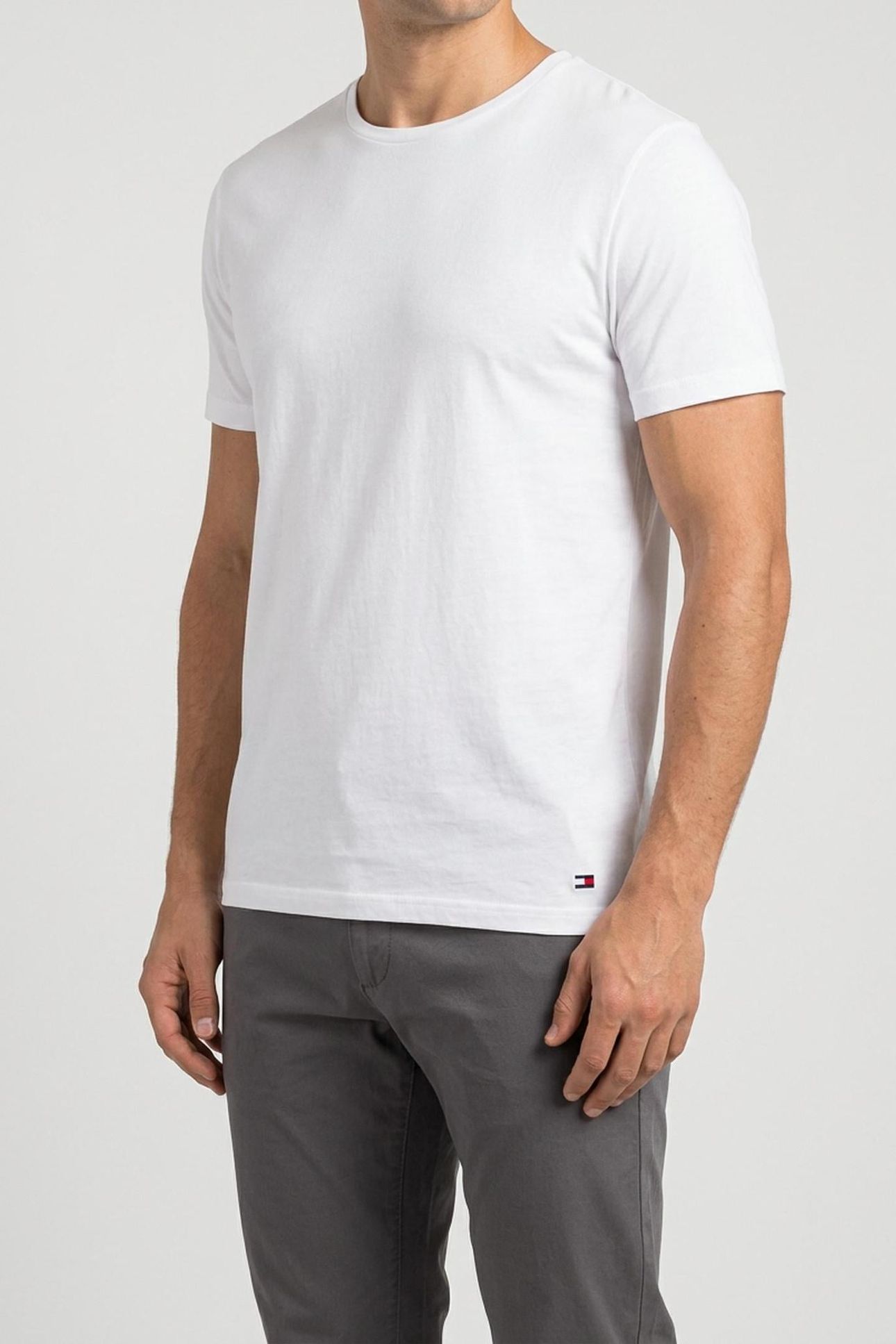 STRETCH CN TEE SS 3-PACK WHITE/WHITE/WHITE 2
