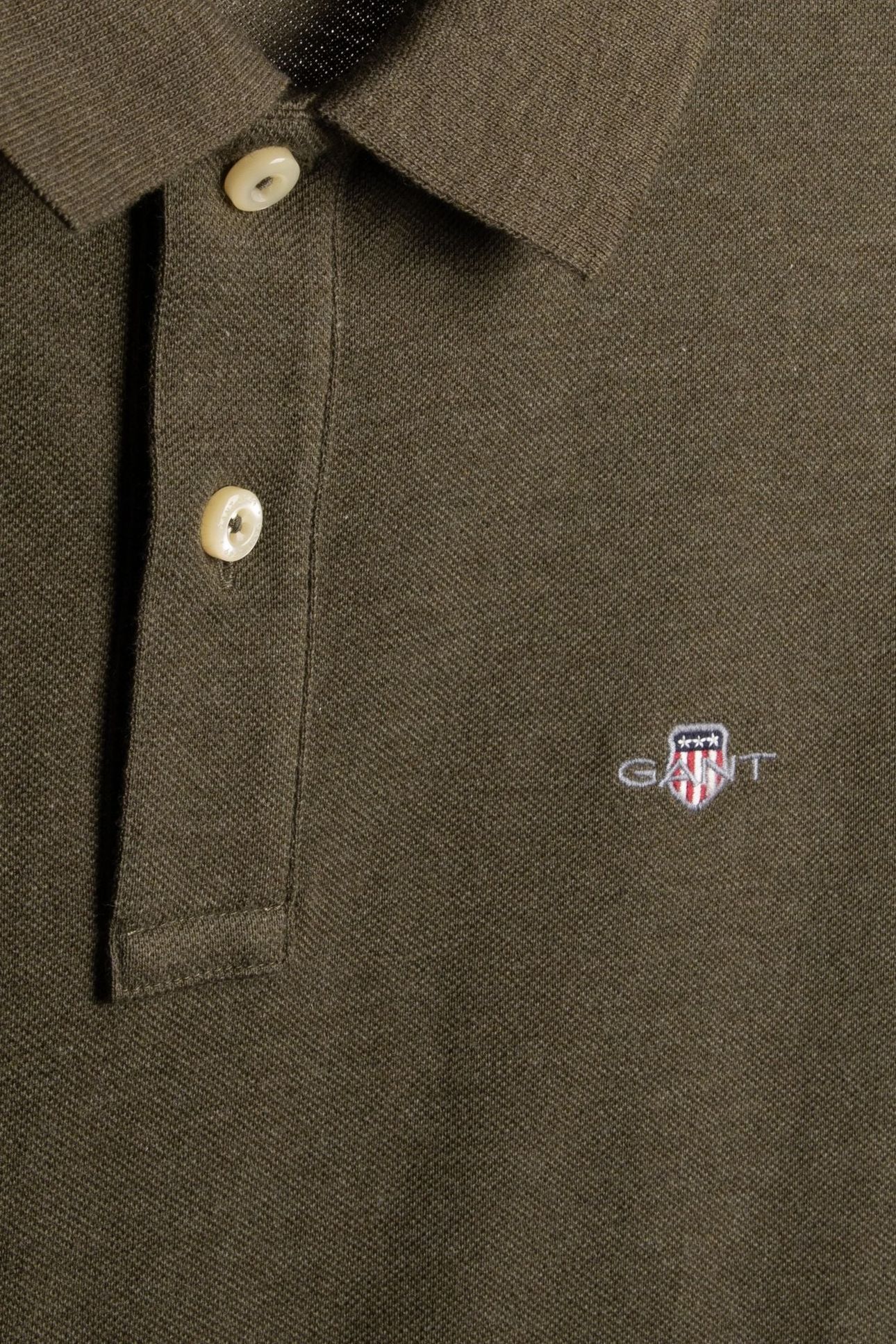 CLASSIC REGULAR POLO SHIRT KHAKI GREEN 5