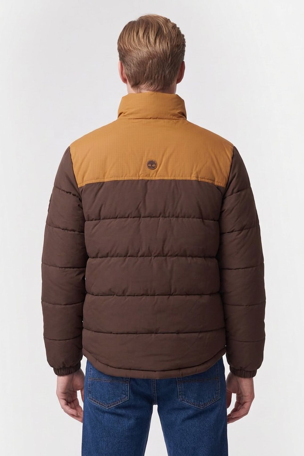 WELCH MOUNTAIN DURABLE WATER REPELLENT PUFFER JACKET BROWN 2