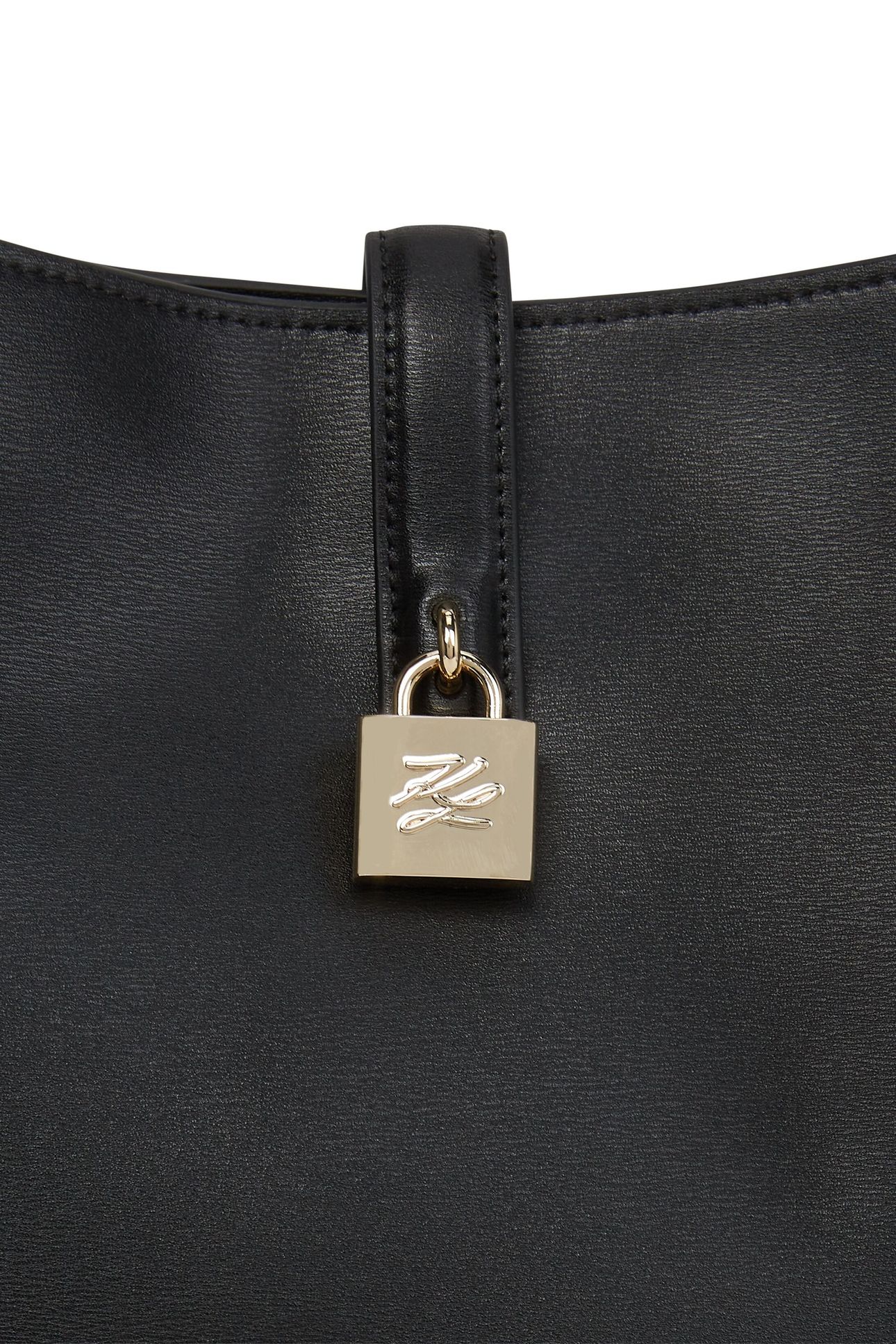 AUTOGRAPH PADLOCK HOBO BLACK/GOLD 5