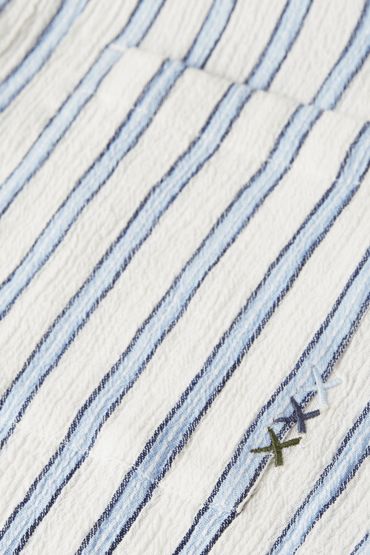 STRIPED CRINKLE STRUCTURE REGULARFIT SHIRT WHITE/PASTEL 6