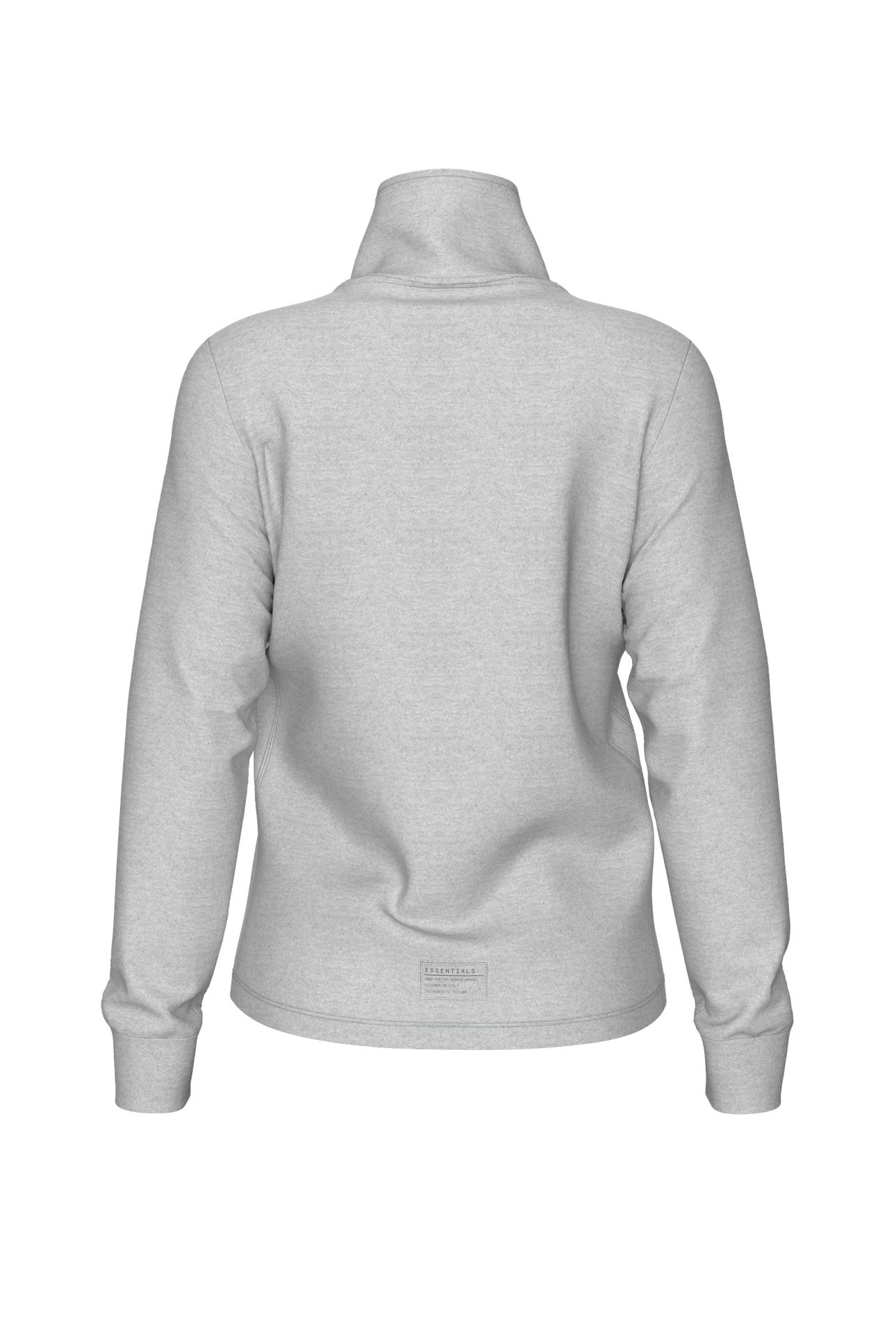 TEAM ESSENTIAL JACKET MEDIUM GREY HEATHER 4