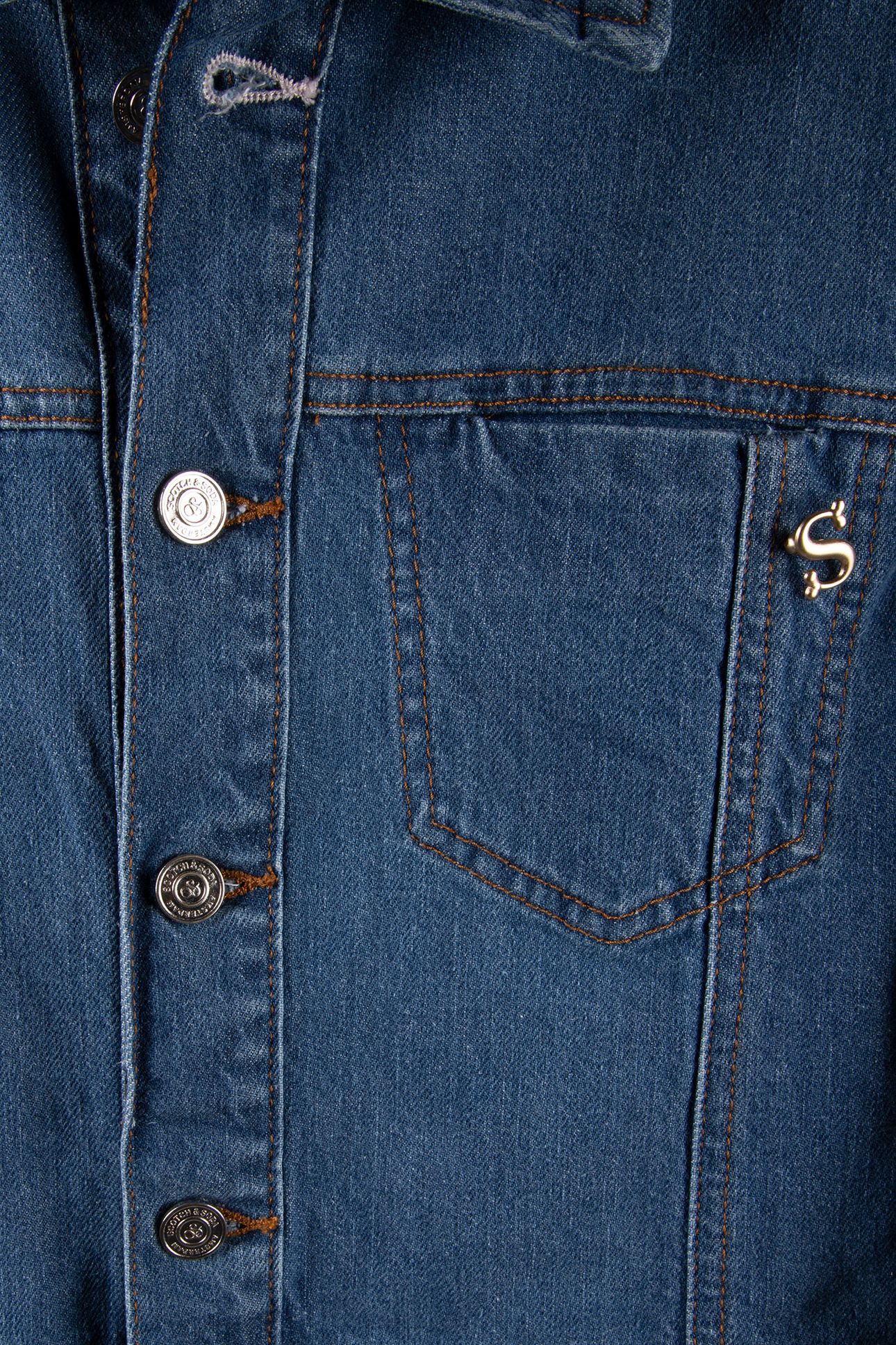 WASHED BUTTON THROUGH DENIM DRESS WASHED INDIGO 4