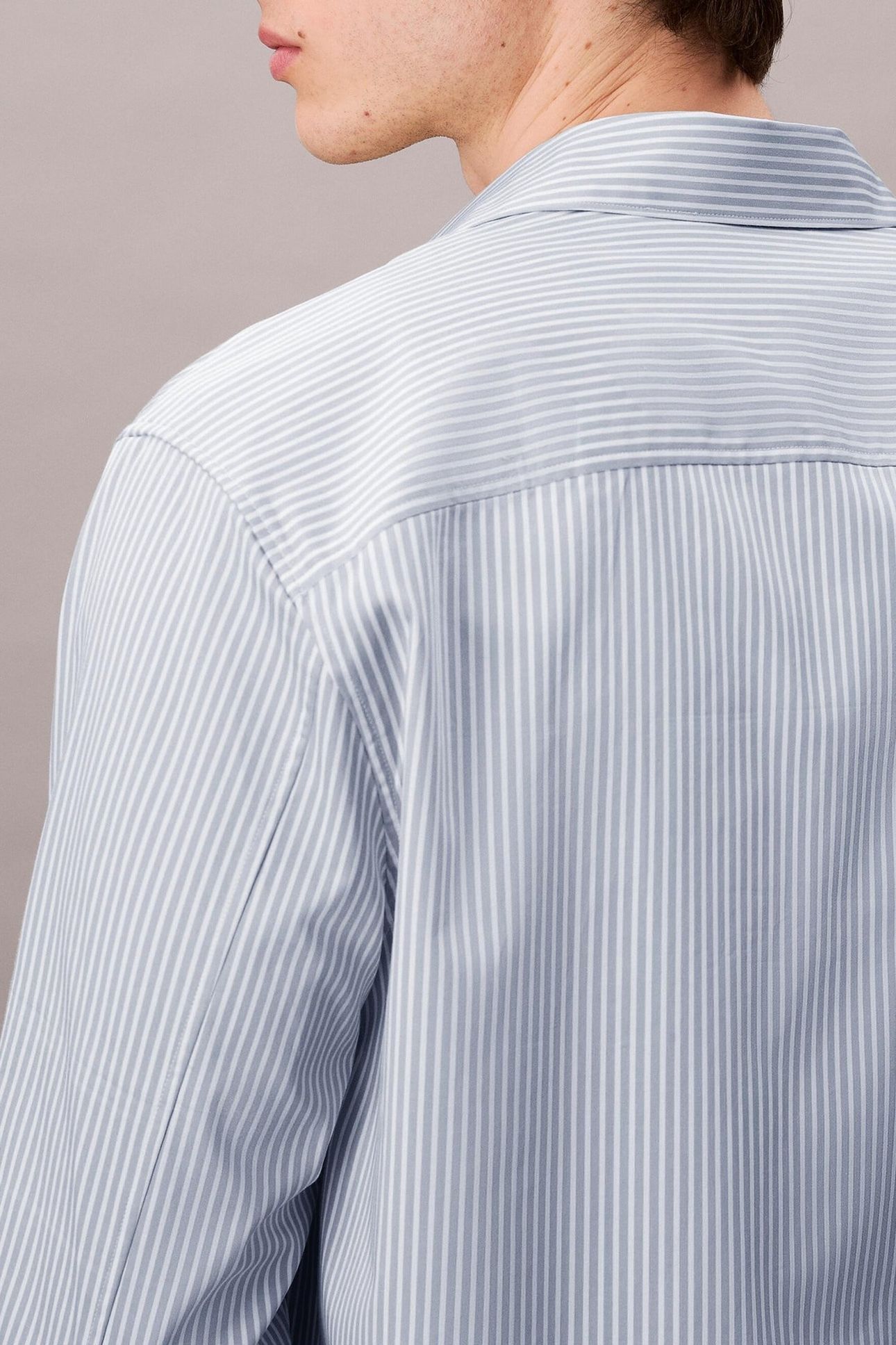 LS YD COTTON SATIN SHIRT BRILLIANT WHITE 7