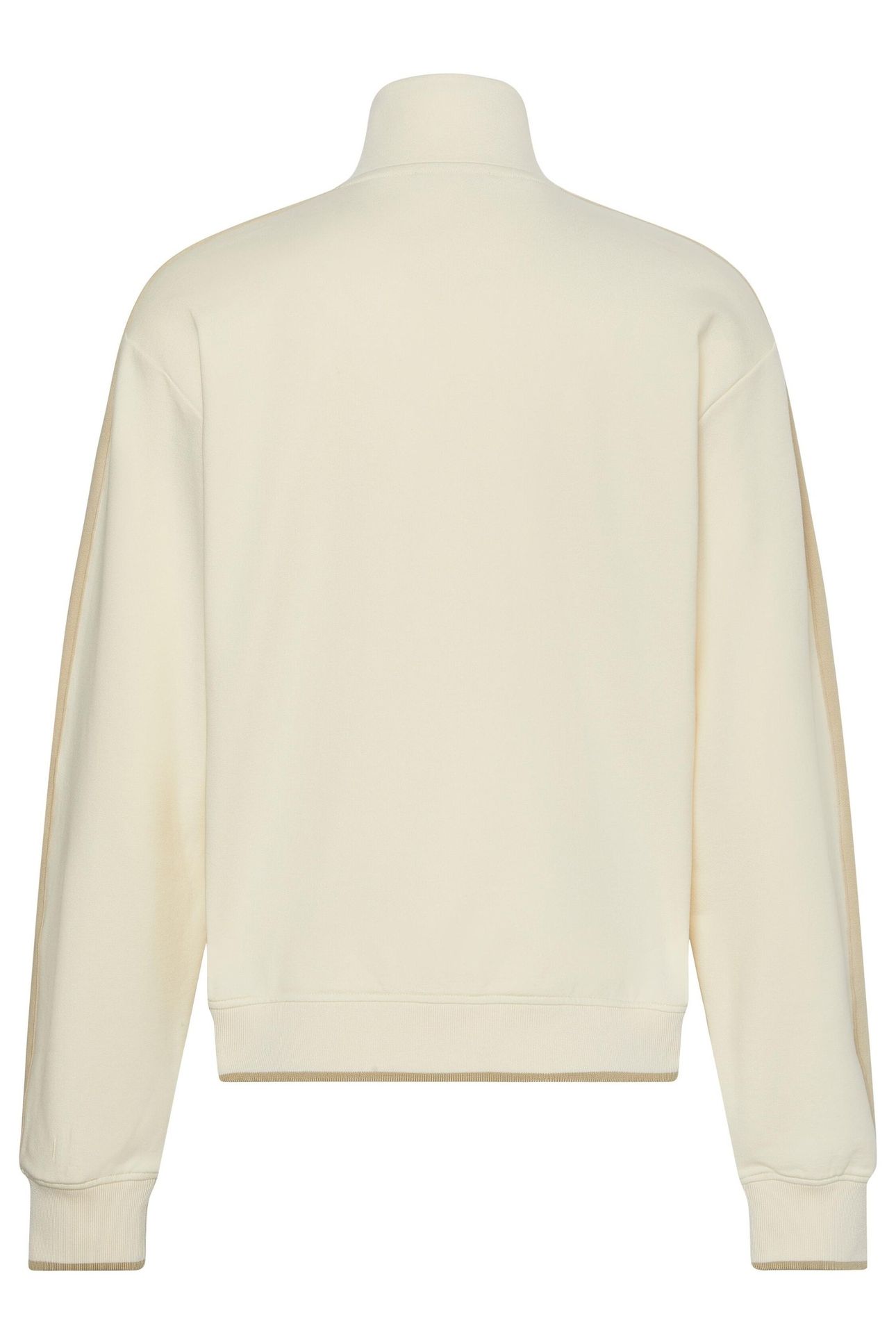 LS STRETCH TERRY FULL ZIP ANTIQUE WHITE 2