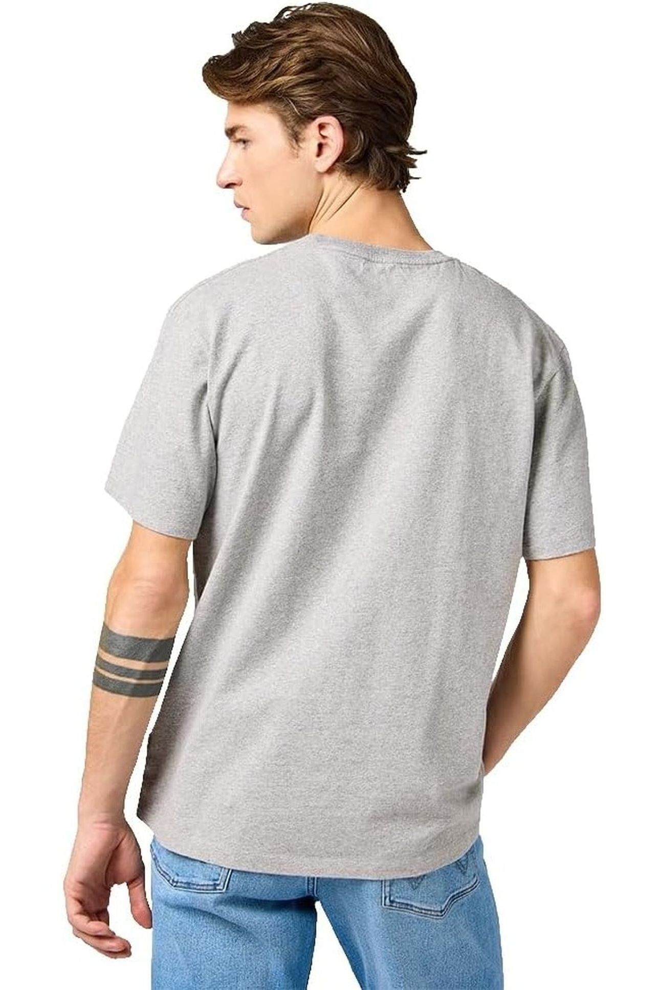 GRAPHIC TEE MID GREY MEL GREY 2