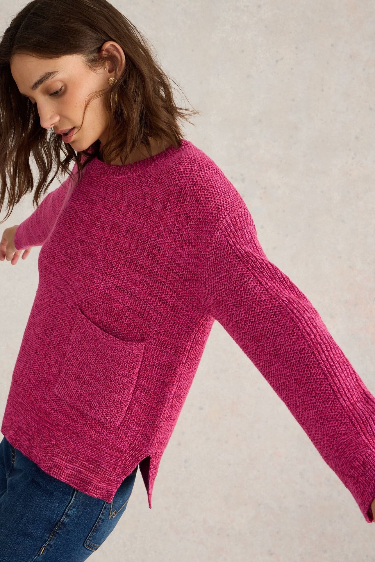 NORTHBANK JUMPER PINK MLT 4