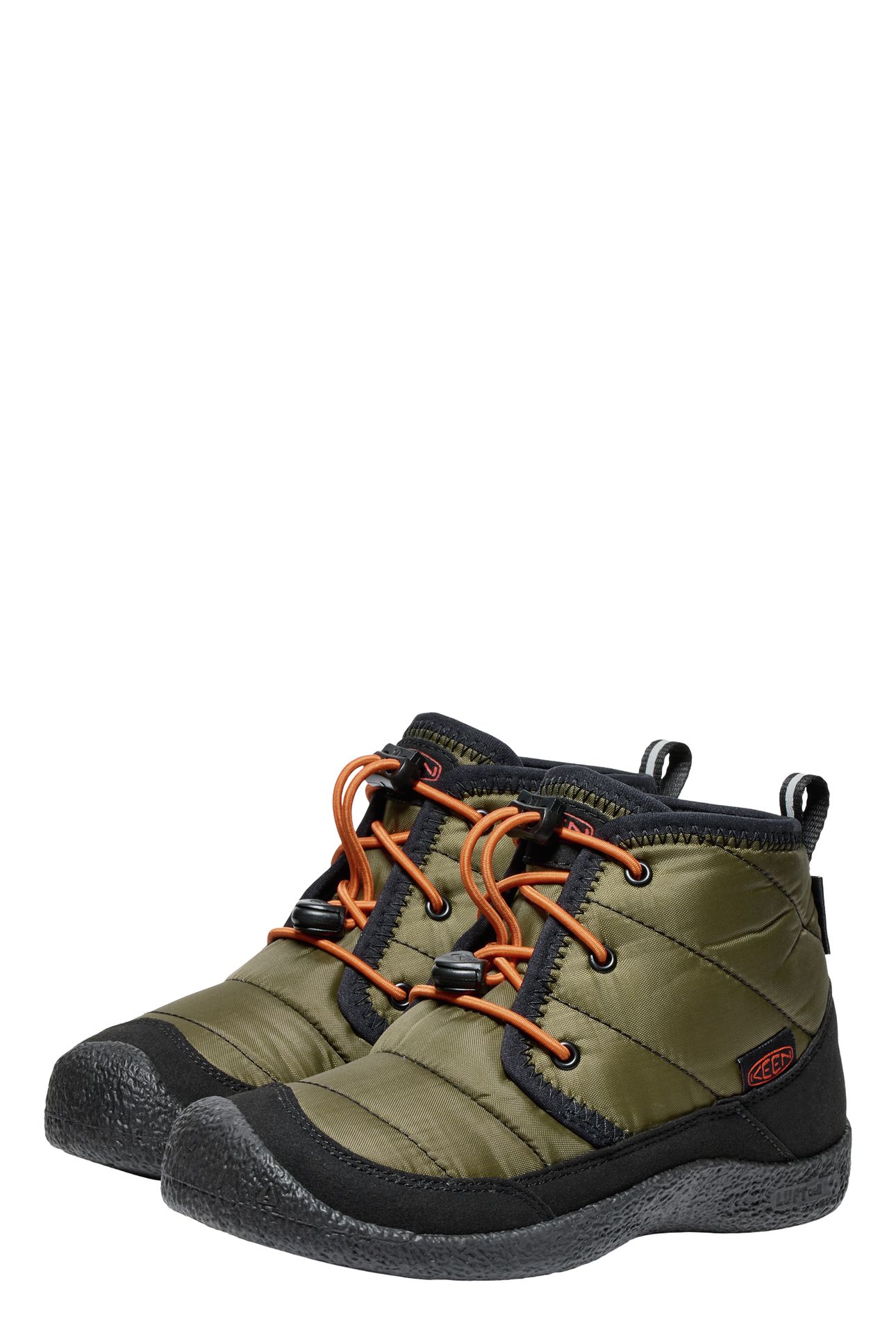 HOWSER II CHUKKA WP-Y DARK OLIVE/GOLD FLAME 3