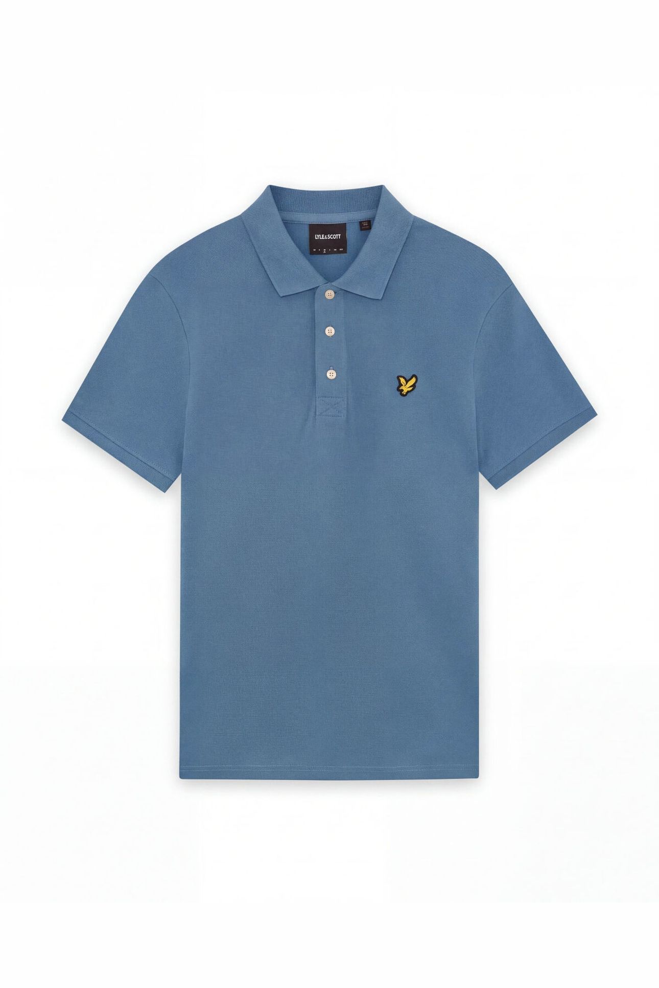 PLAIN POLO SHIRT OCEAN SKY 4