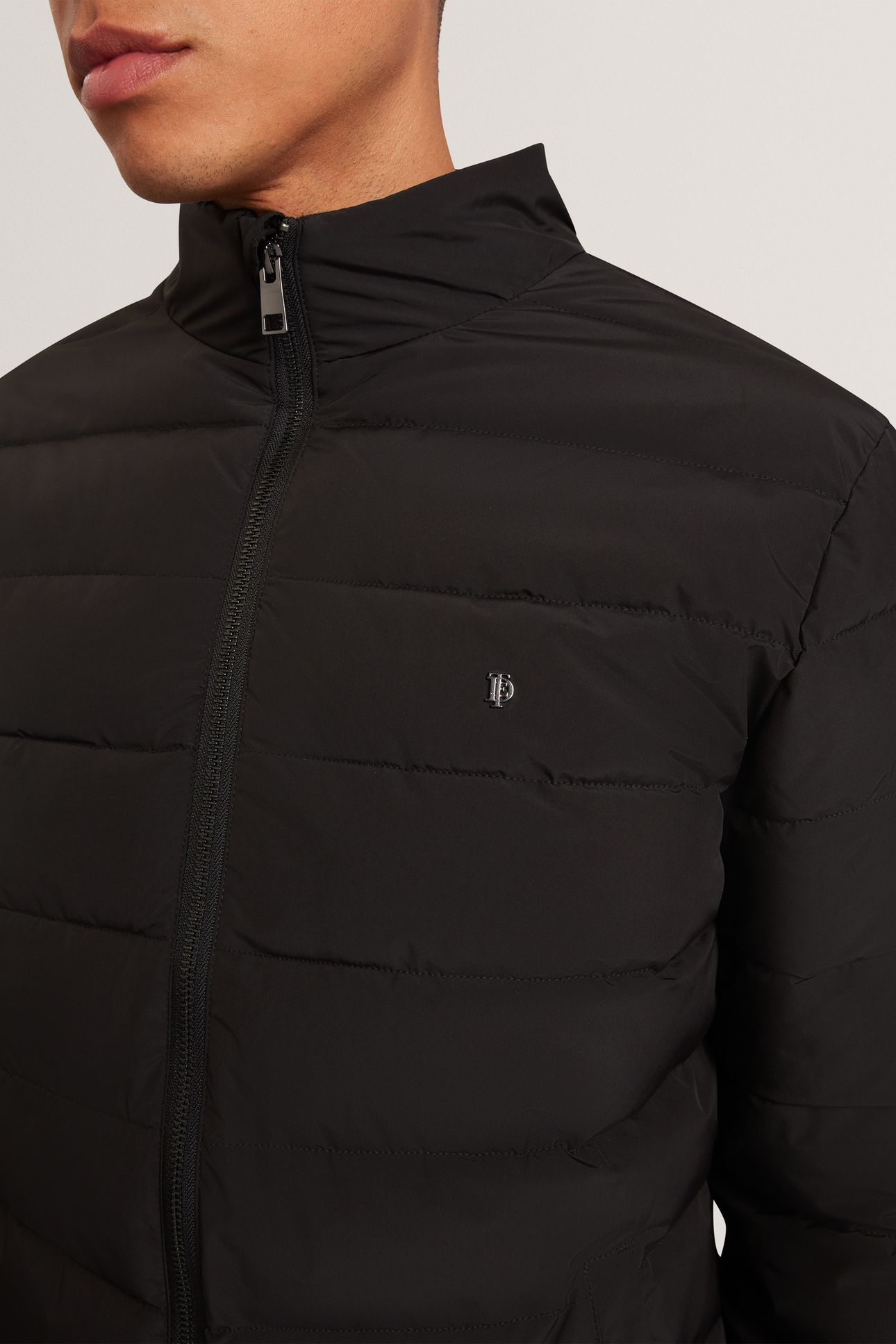 QUILTED LIGHTWEIGHT JACKET BLACK 3