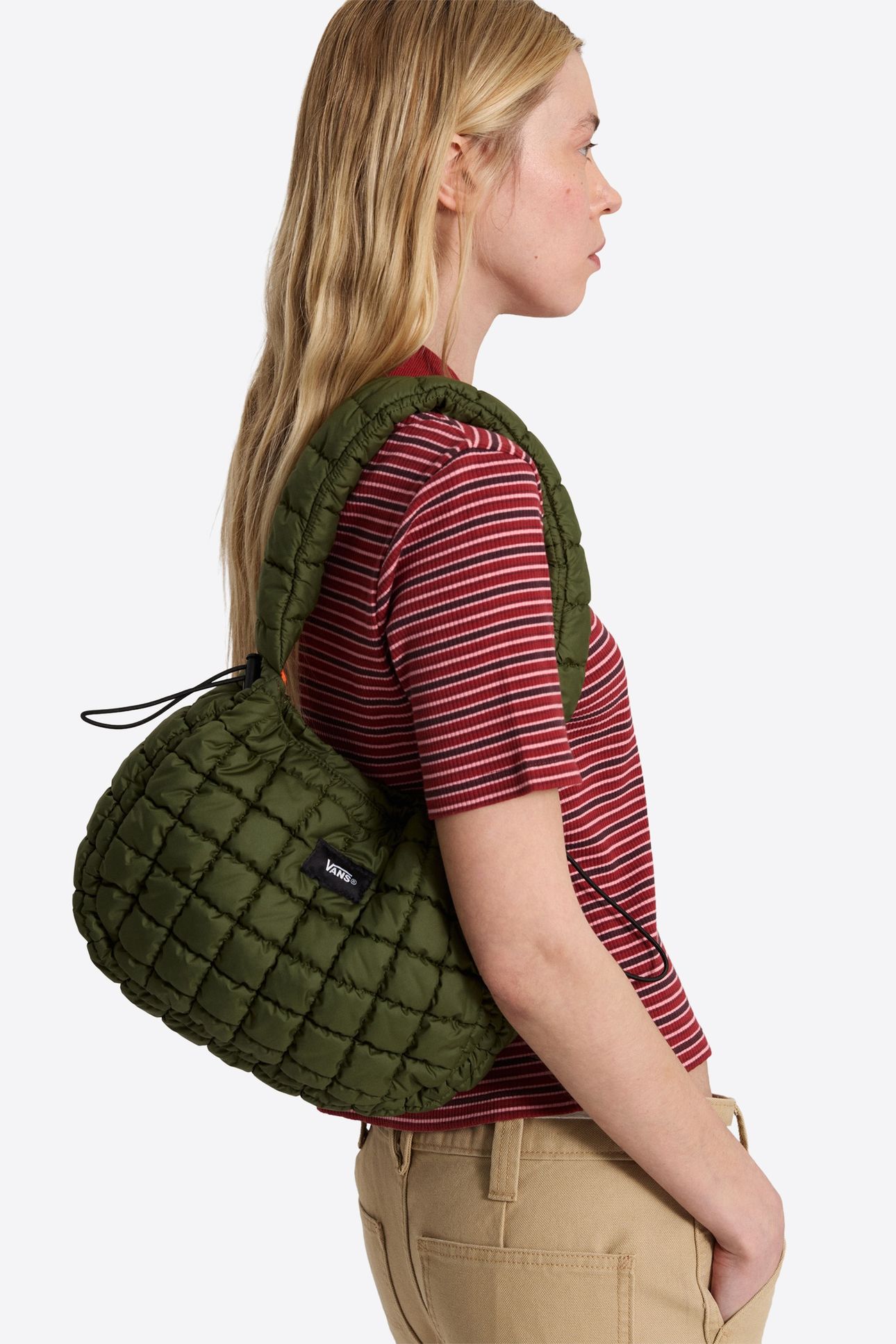UNISEX QUILTED KATIE BAG GREEN BALSAM 1