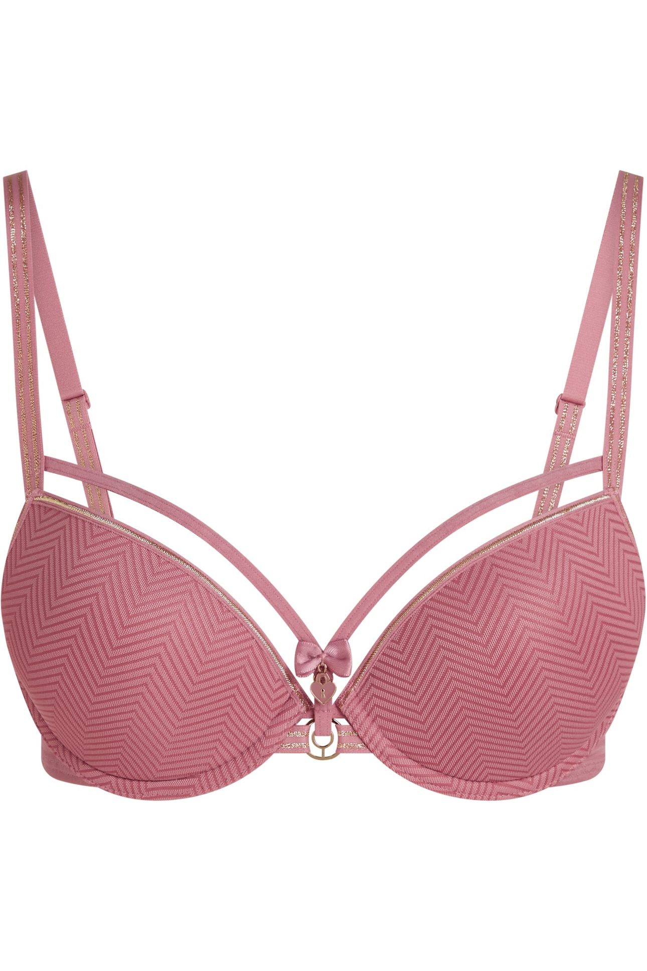 SPACE ODYSSEY ROSE AND GOLD PUSH UP BRA 3