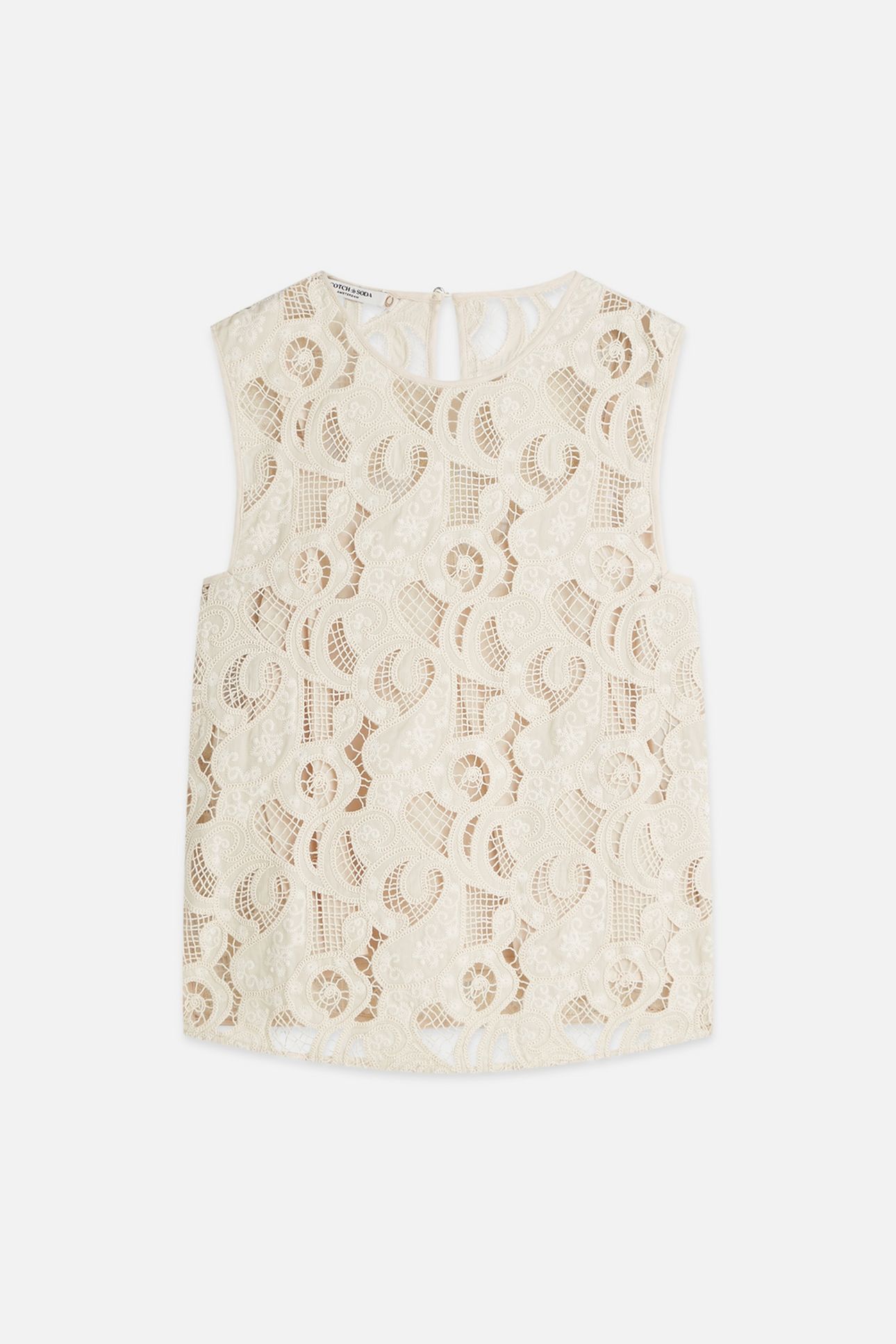 FLAME EMBROIDERY TOP FOG 4