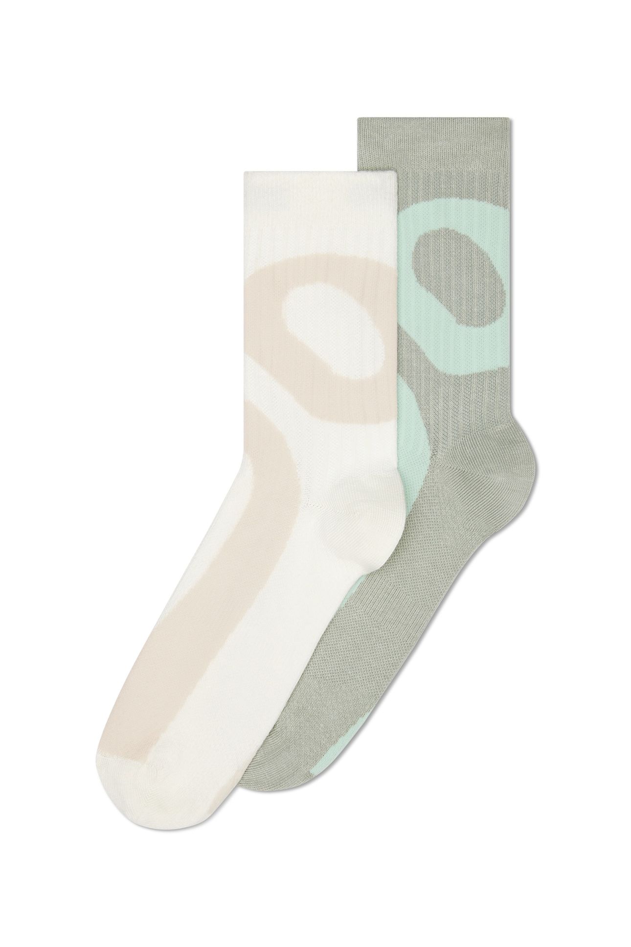 LIQUID LOGO SOCK HIGH 2P 1 UNISEX IVORY | TIN 1