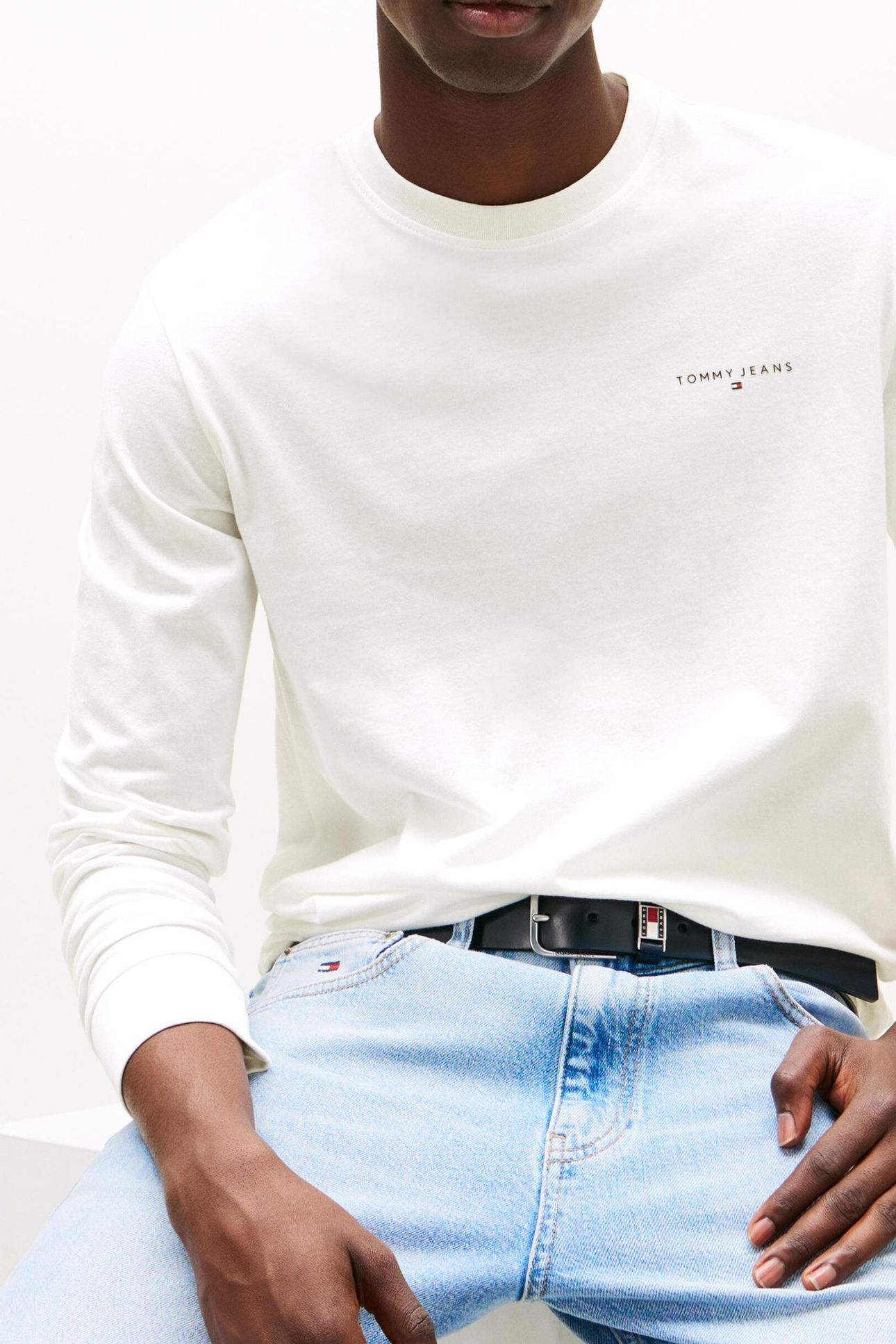 TJM SLIM CHEST LINEAR TEE ECRU 6